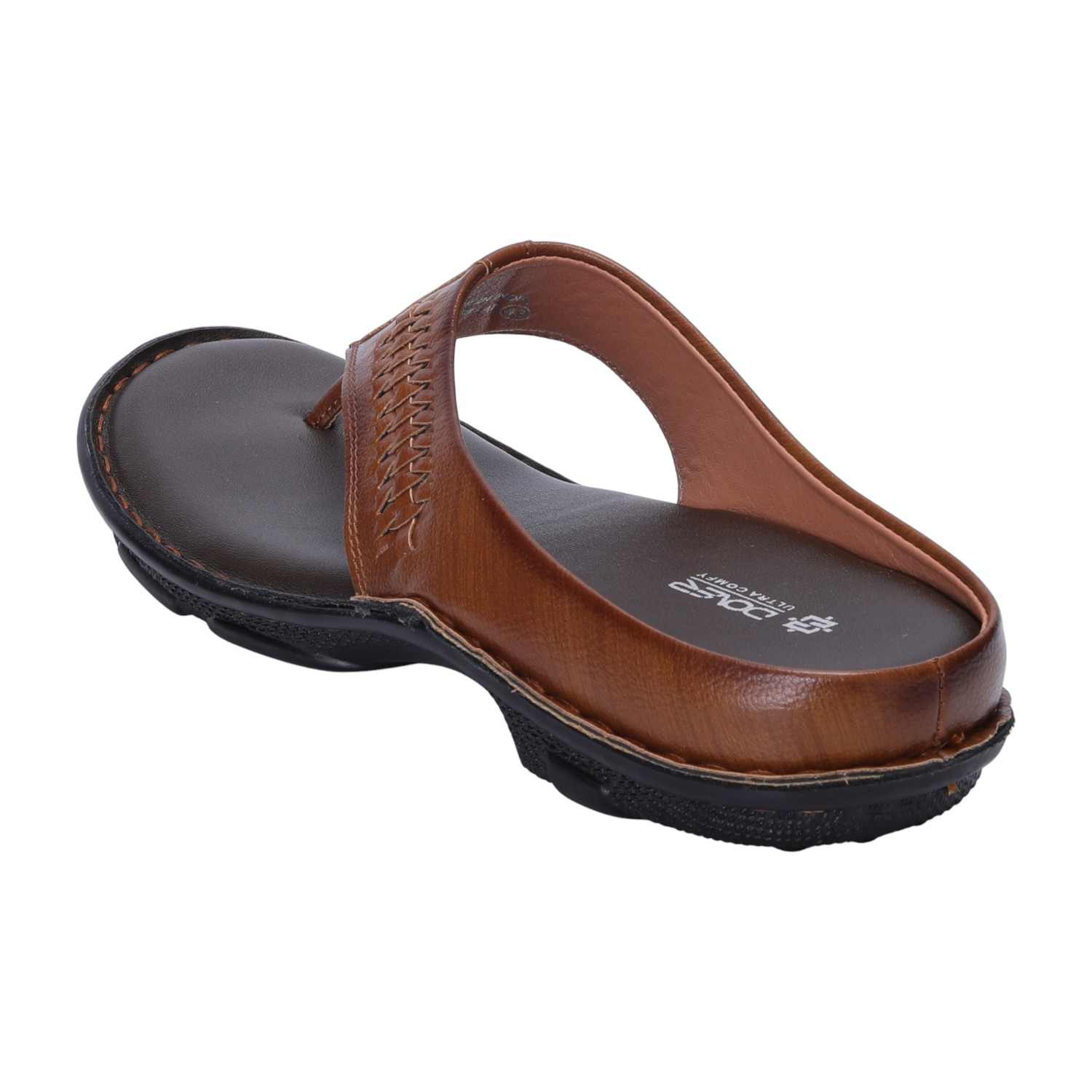 Men Tan Comfort Chappals