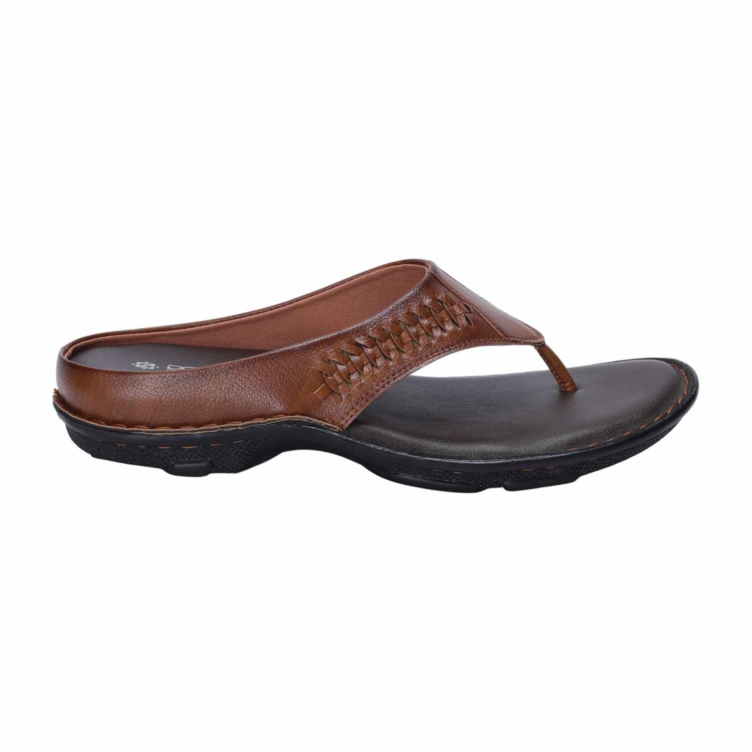 Men Tan Comfort Chappals