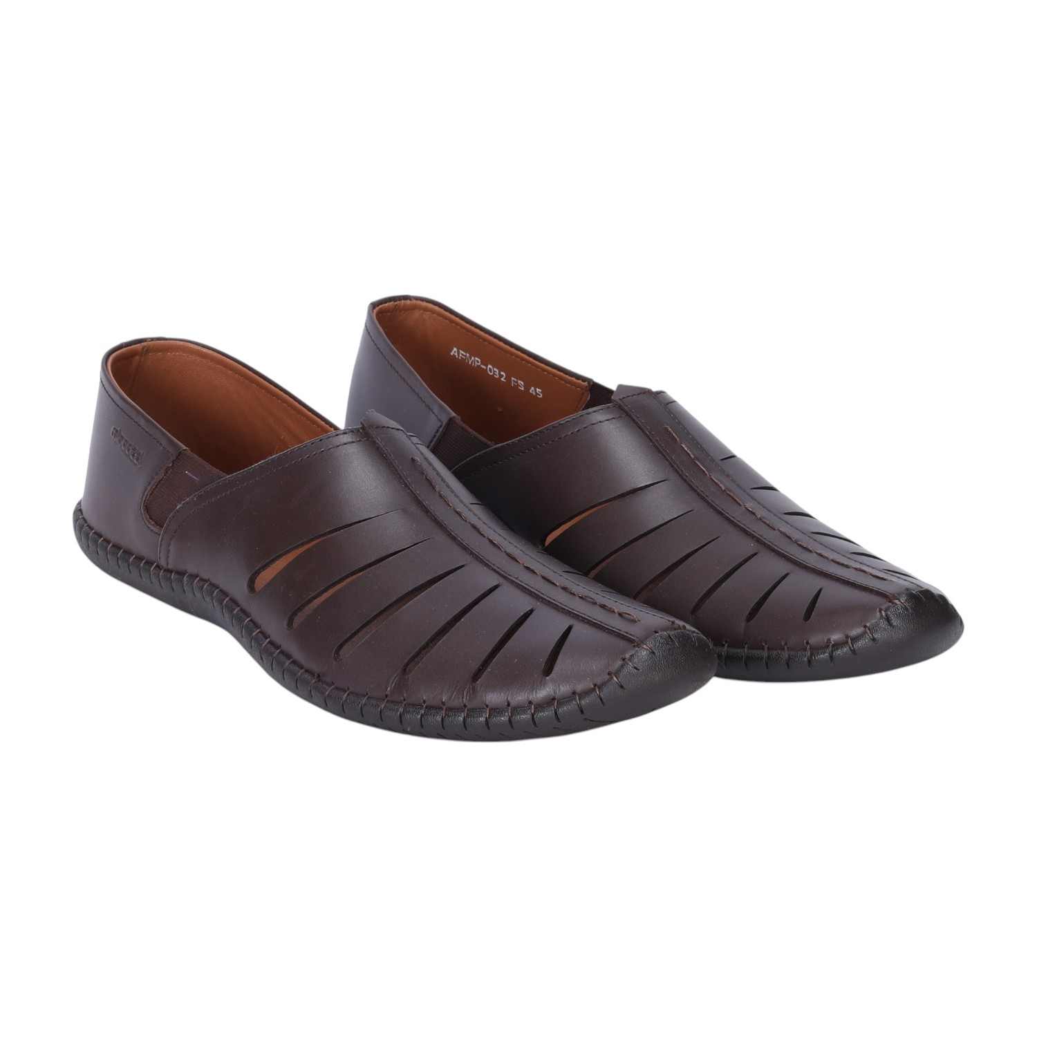 Men Brown Casual Slip-ons
