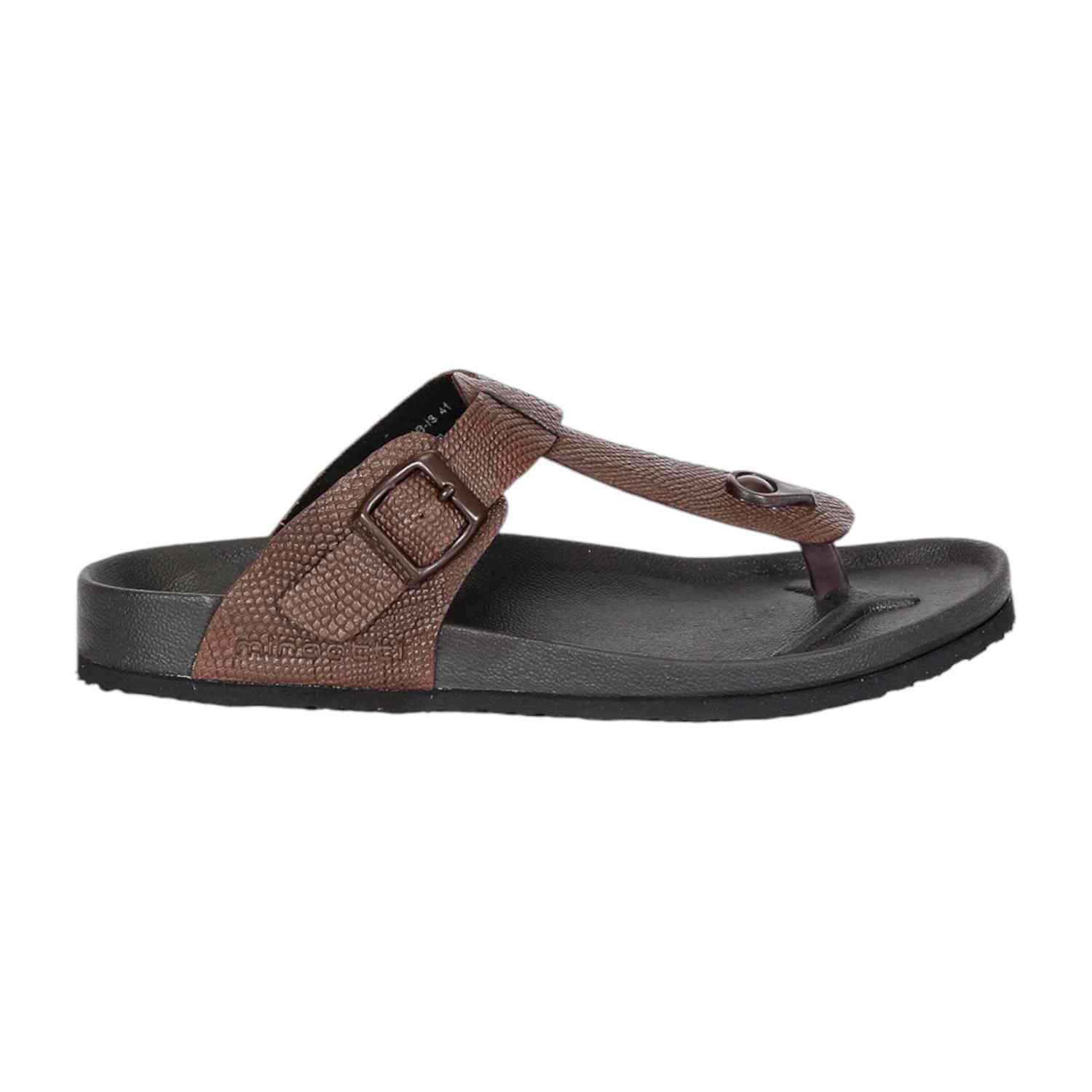 Men Pine Thongs with Adjustable Buckle Strap