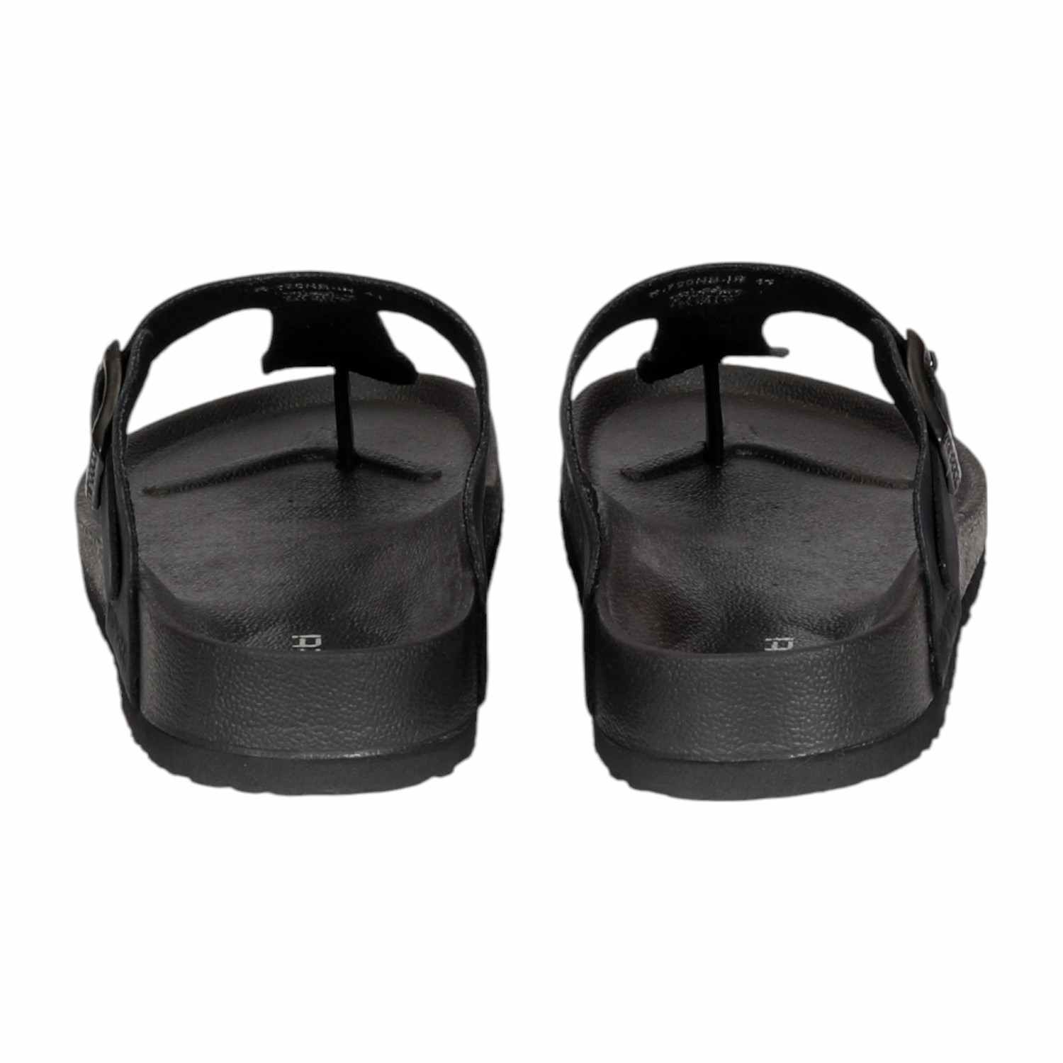 Men Navy Thongs with Buckle Strap