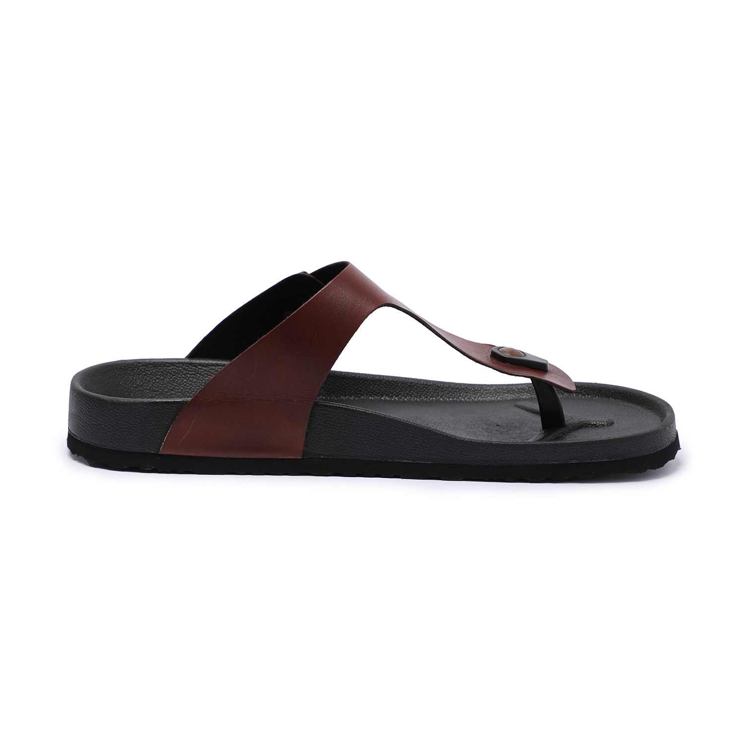 Pine Casual T-Strap chappal with Buckle For Men