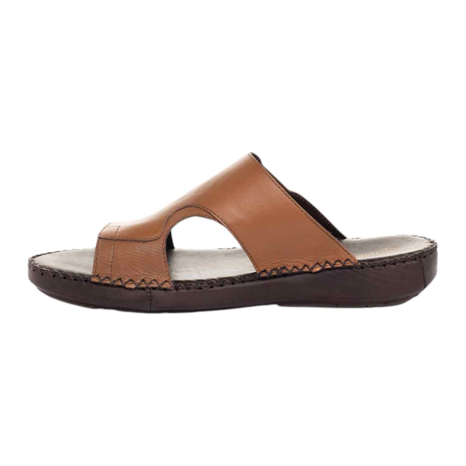 Mens Leather slipper Tan