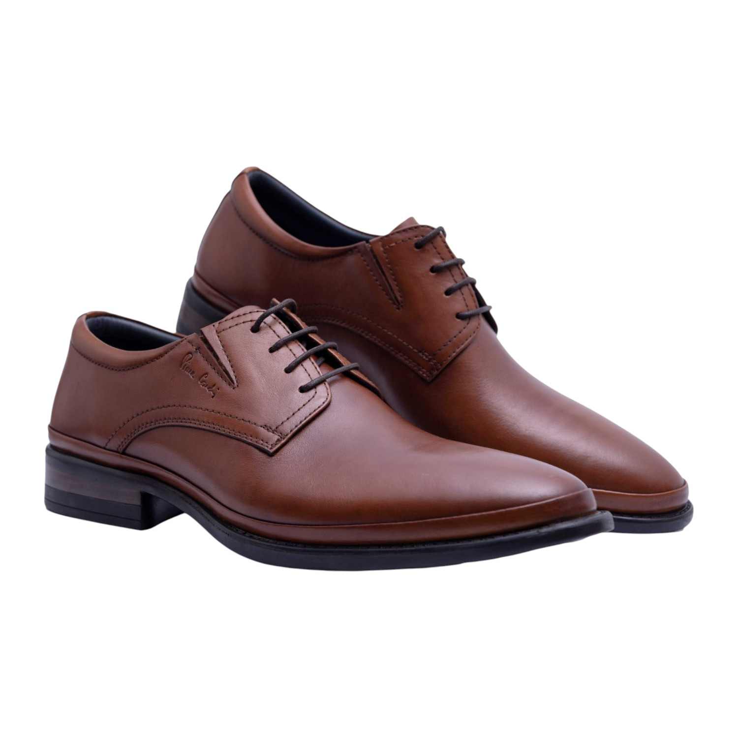 Mens Shoe Formal Laceup Cognac