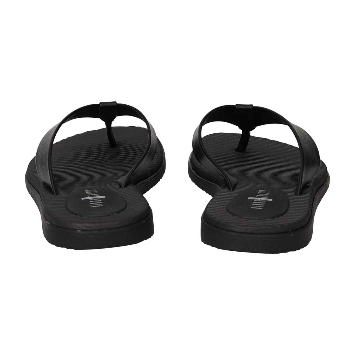 Women Black Everyday Comfort Thong Sandals