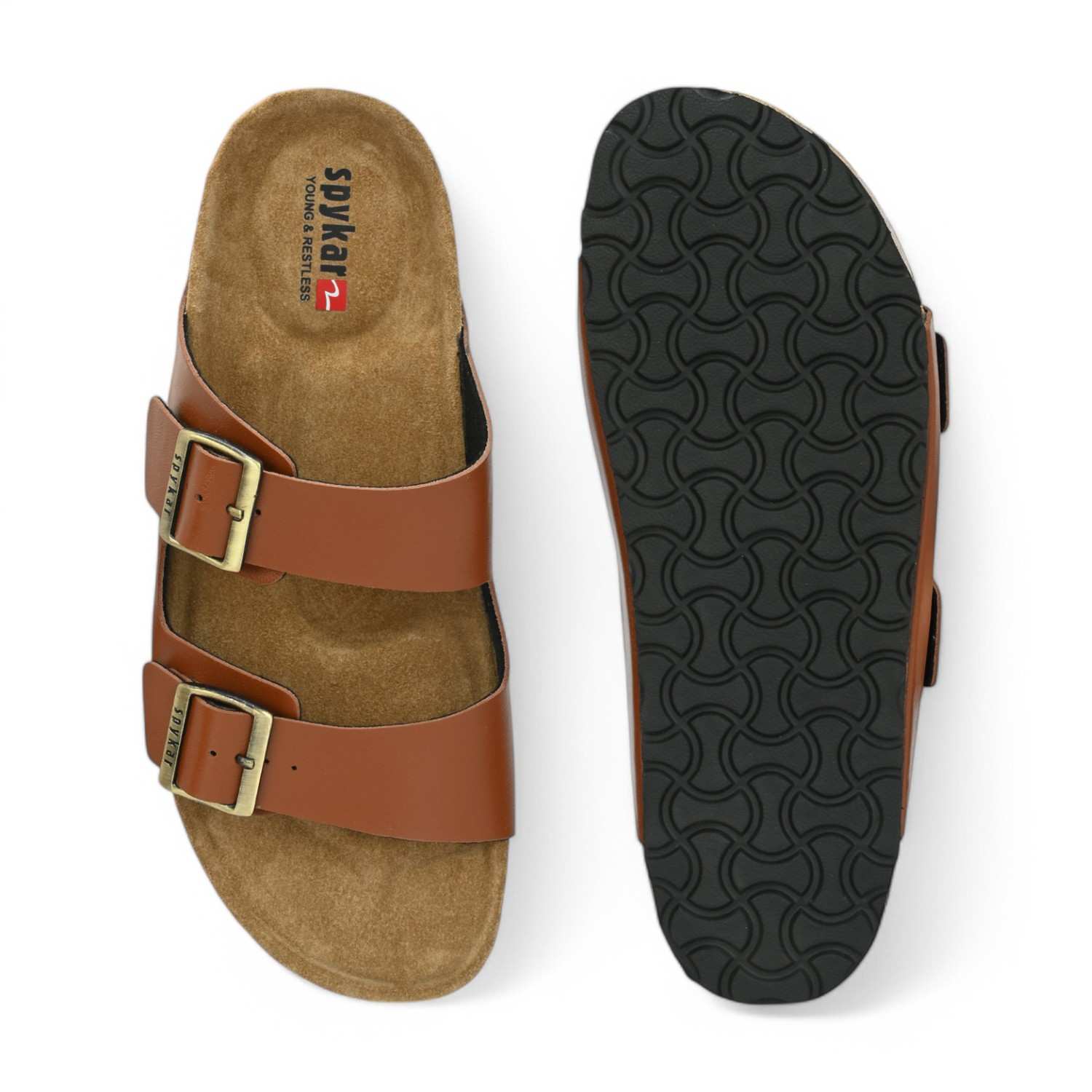 Guido Men Tan Comfort Sandals