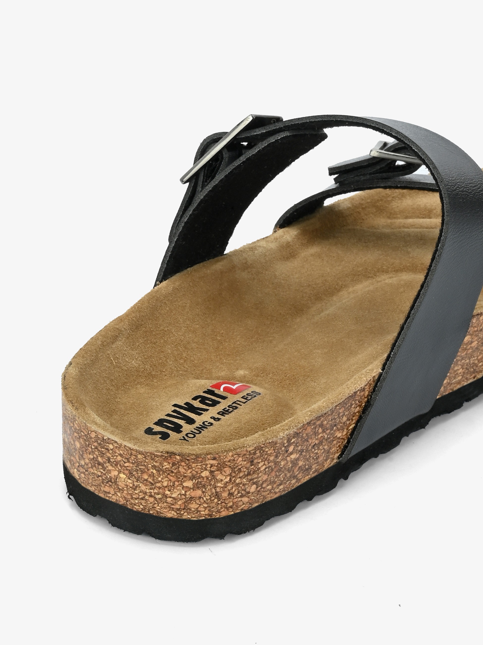 Gio Men Black Comfort Sandals