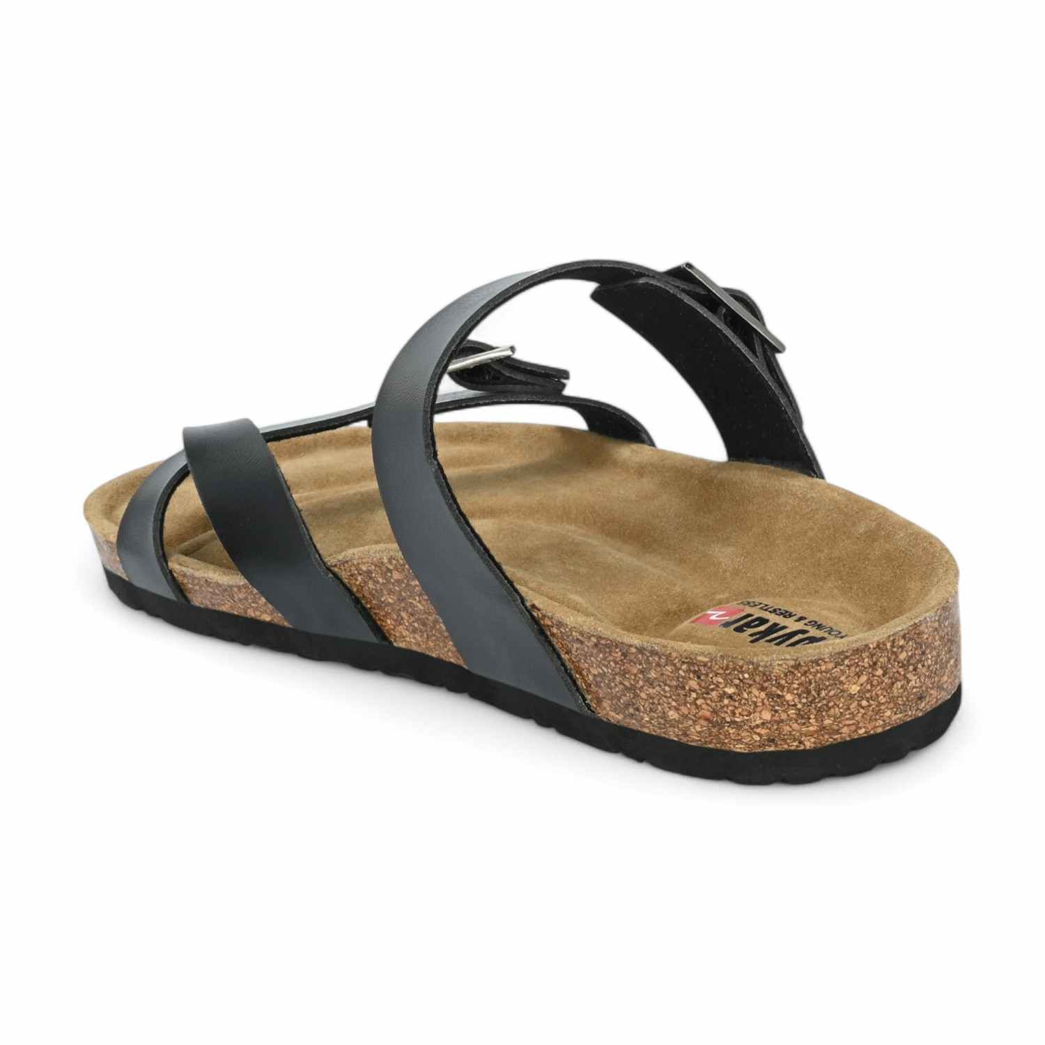 Gio Men Black Comfort Sandals