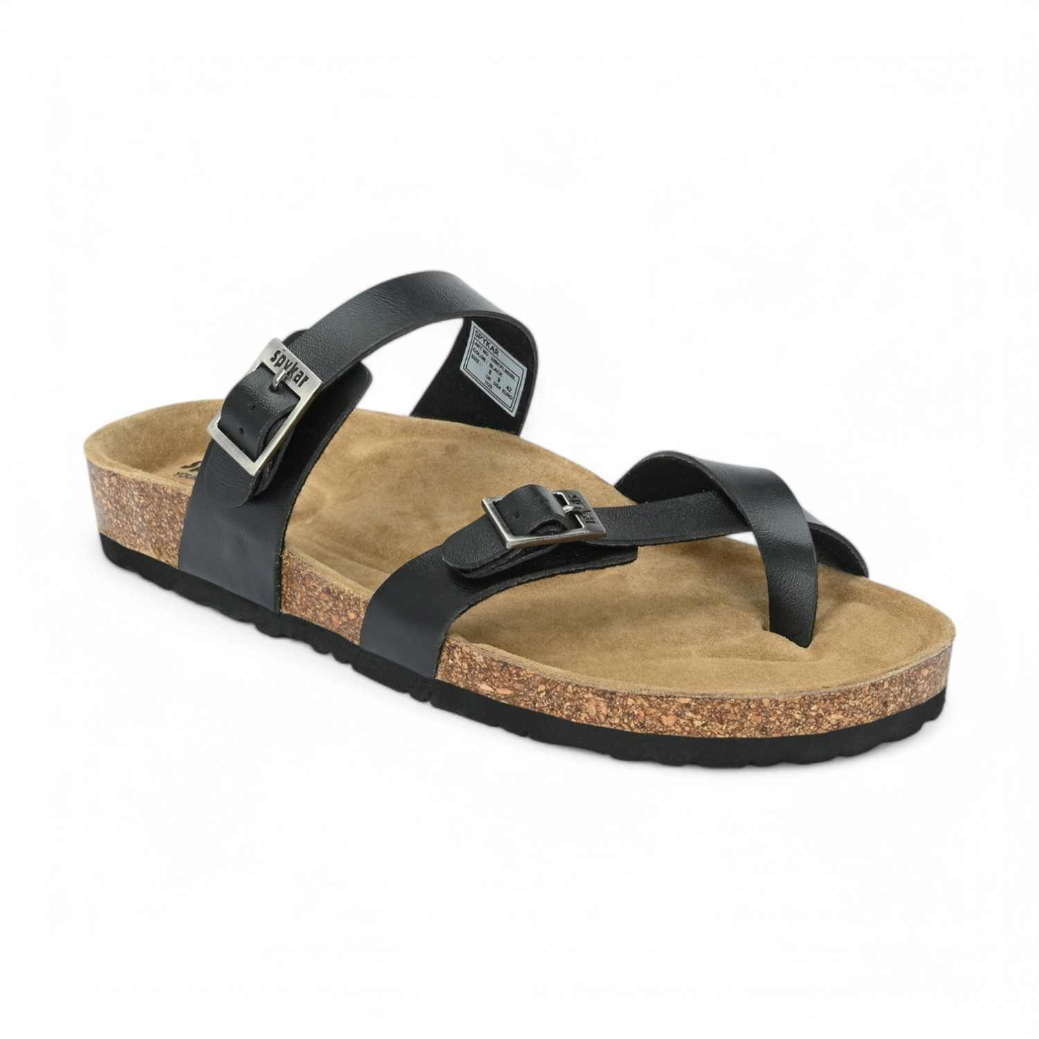 Gio Men Black Comfort Sandals