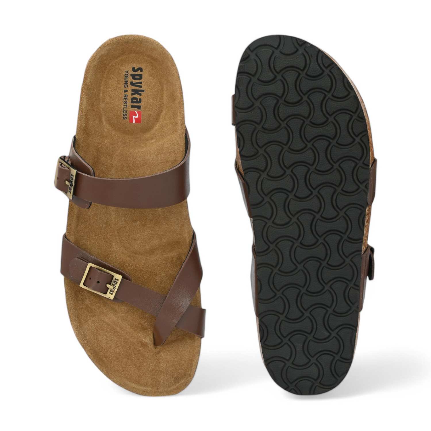 Gio Men Mocha Comfort Sandals