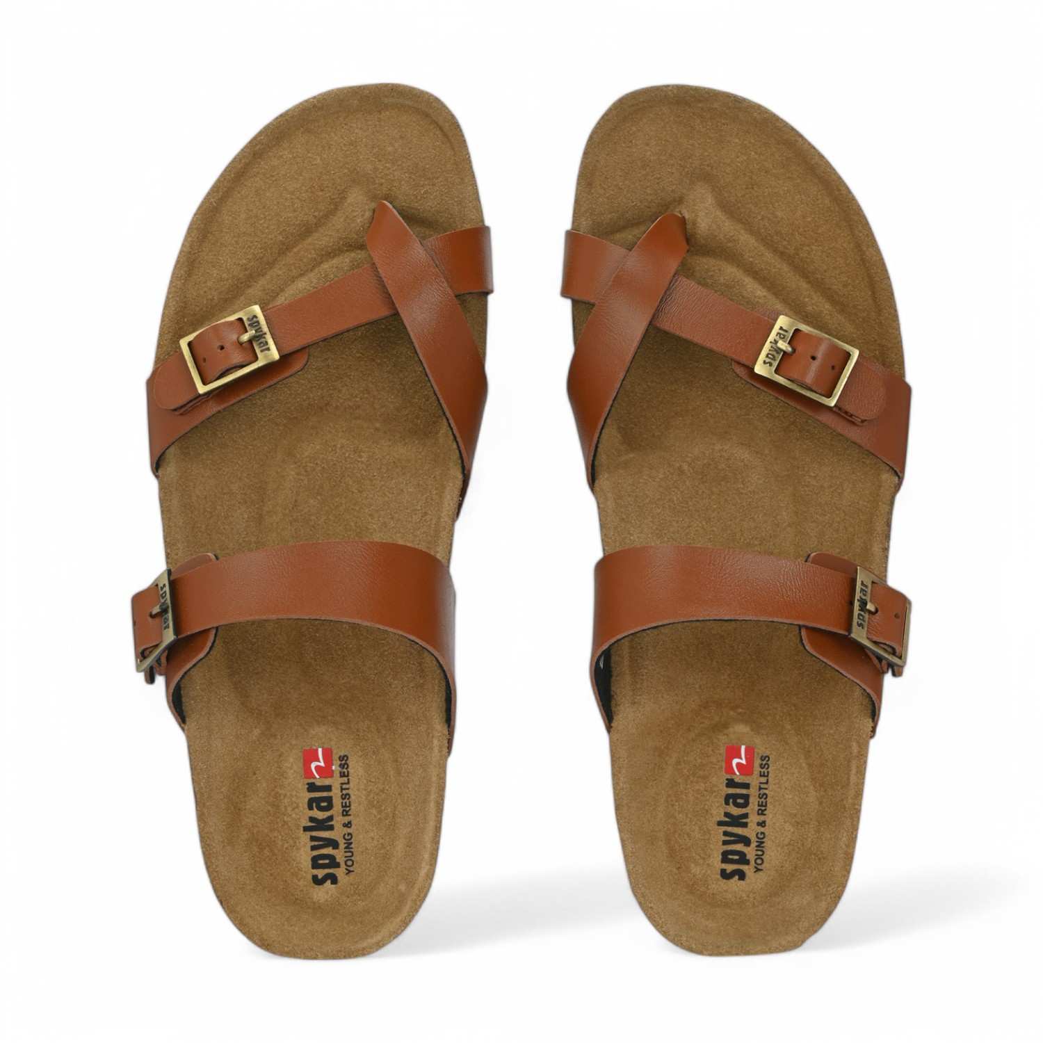Gio Men Tan Comfort Sandals