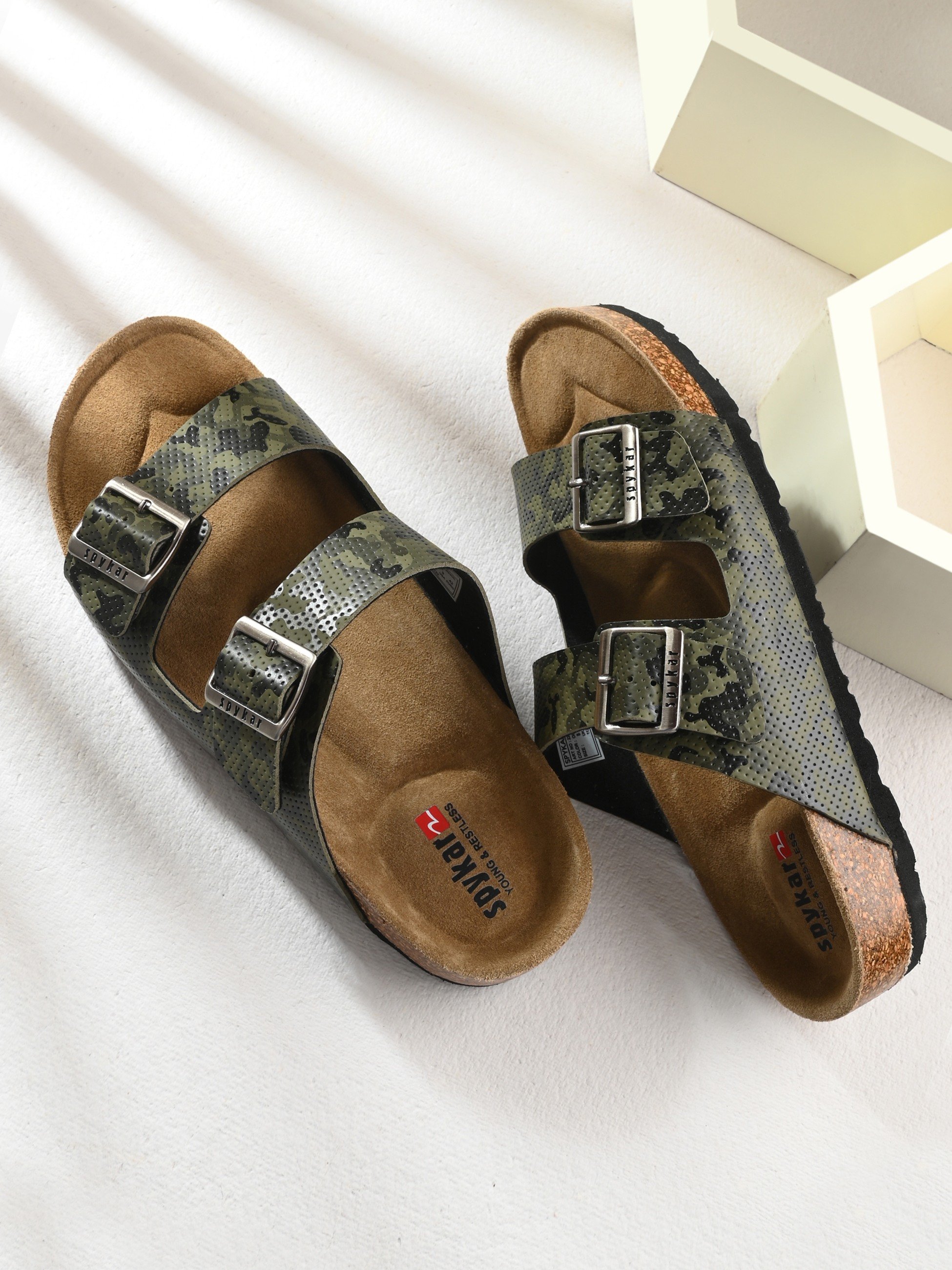Hort Men Olive Comfort Sandals