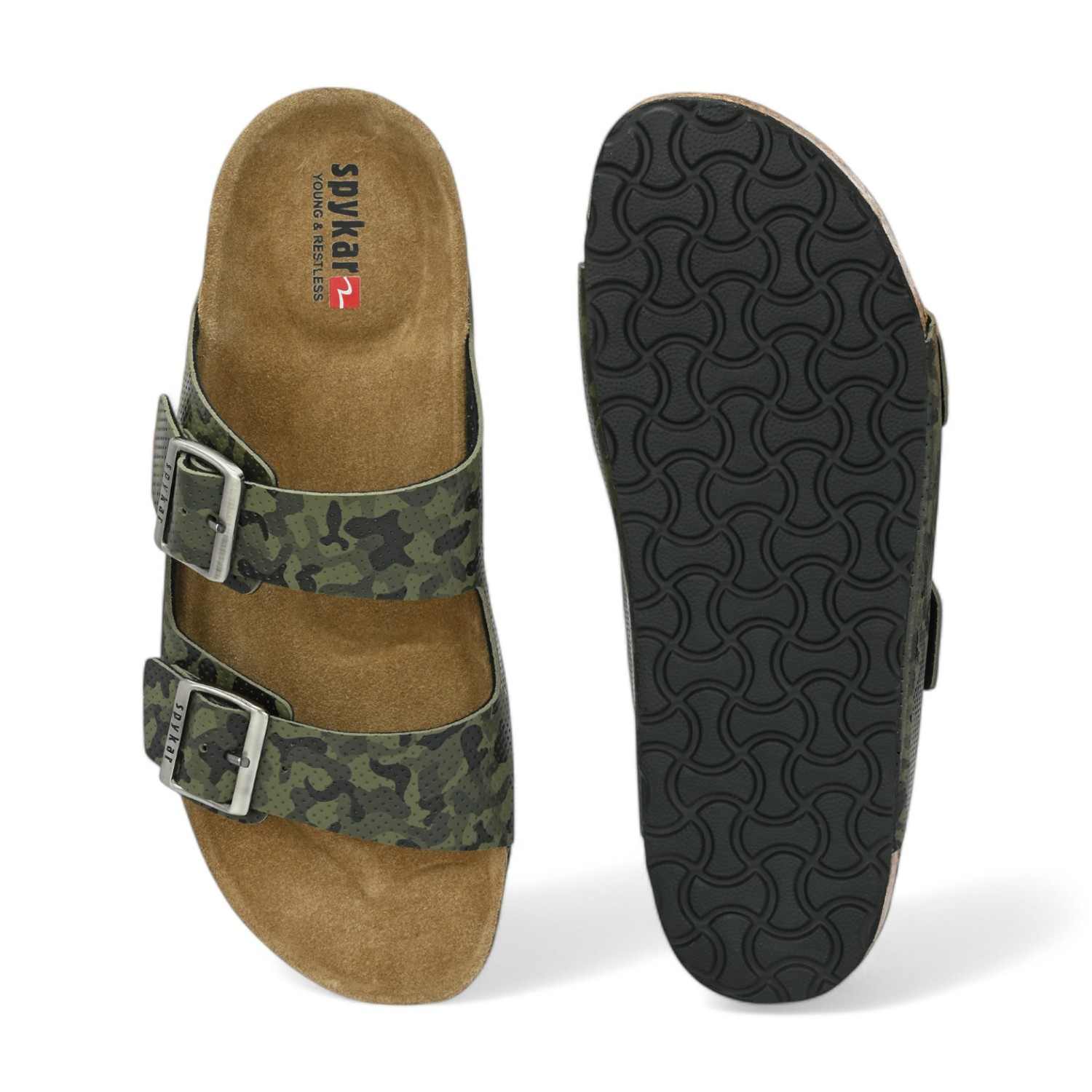 Hort Men Olive Comfort Sandals