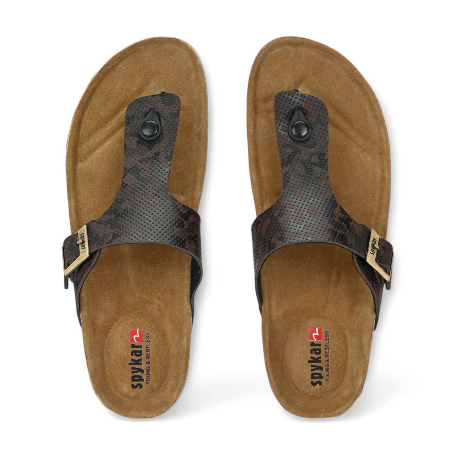 Tino Men Brown Comfort Sandals