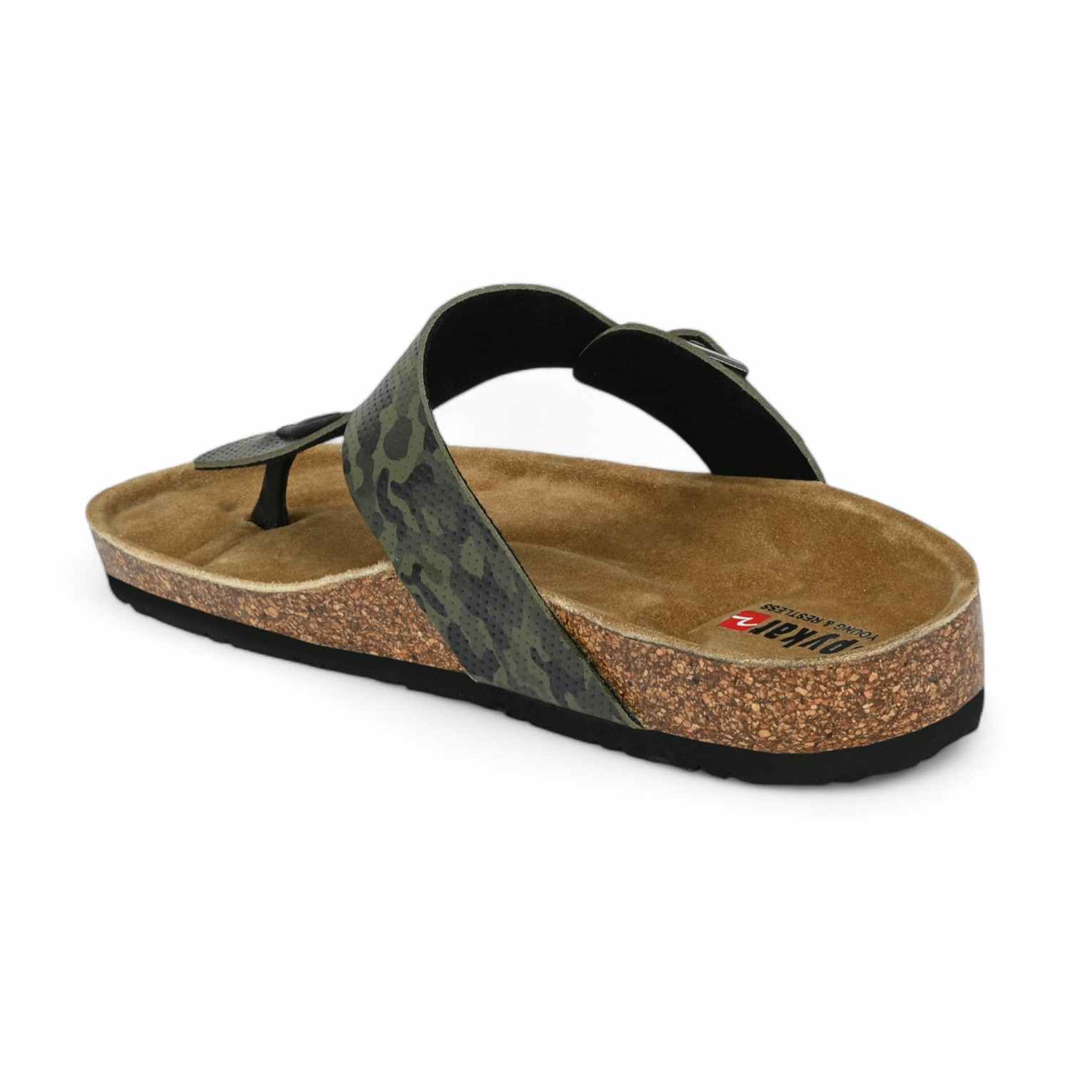 Tino Men Olive Comfort Sandals
