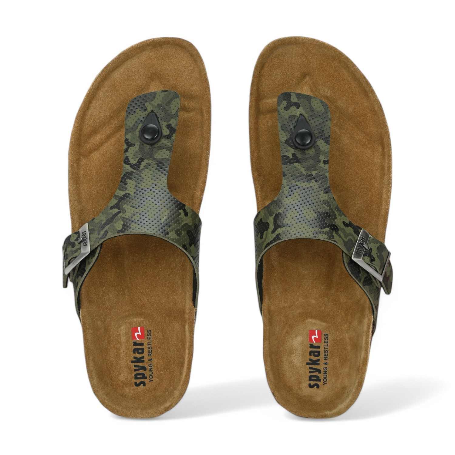 Tino Men Olive Comfort Sandals