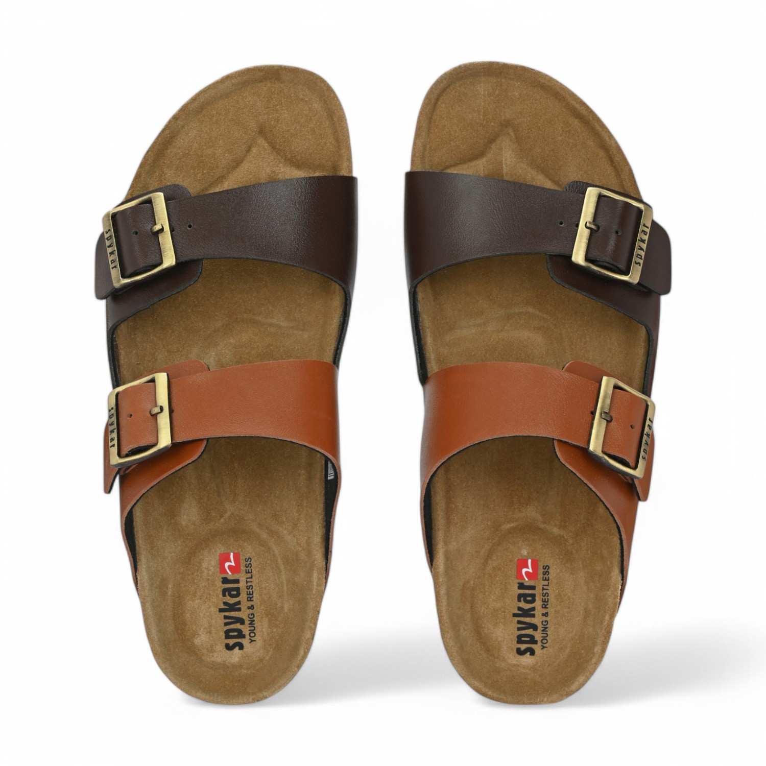 Rodol Men Brown-Tan Comfort Sandals