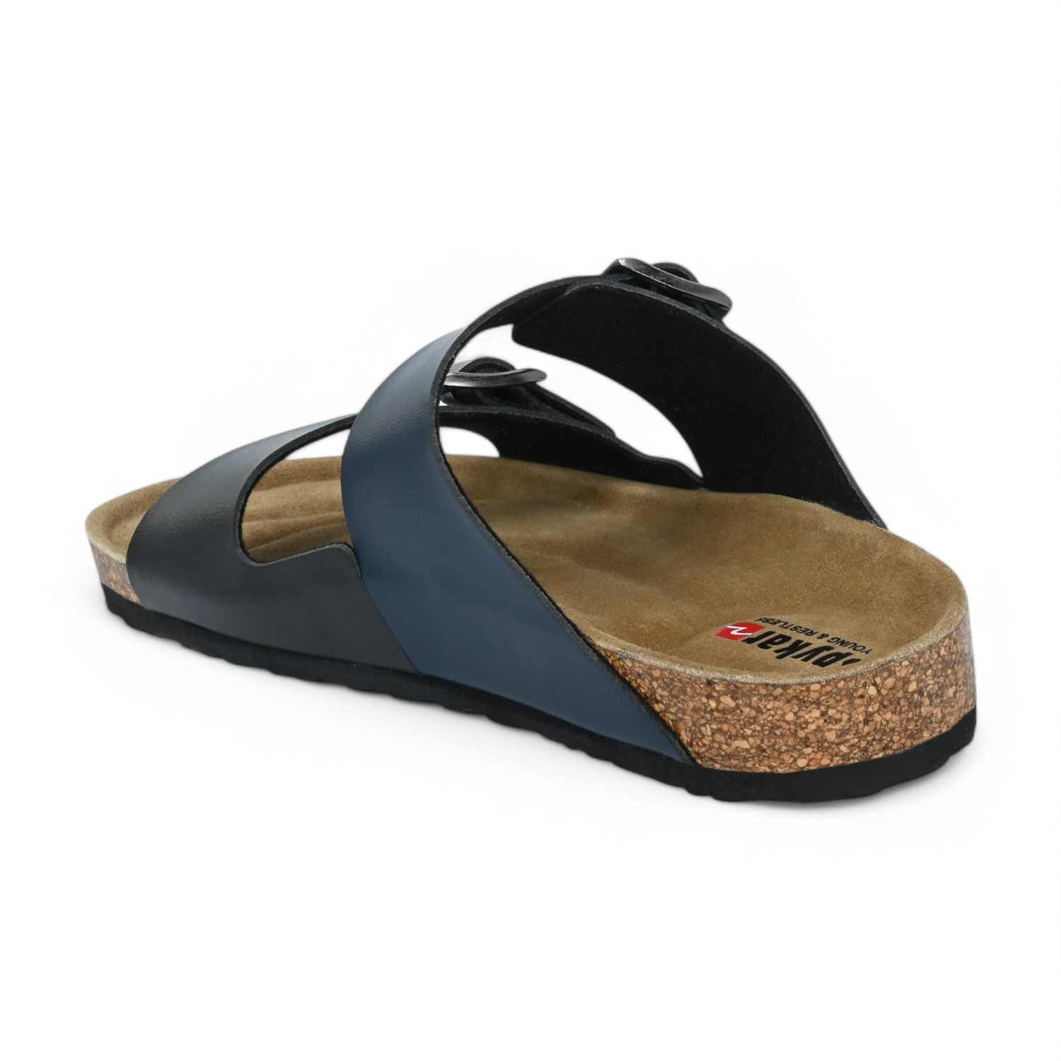 Rodol Men Black-Navy Comfort Sandals