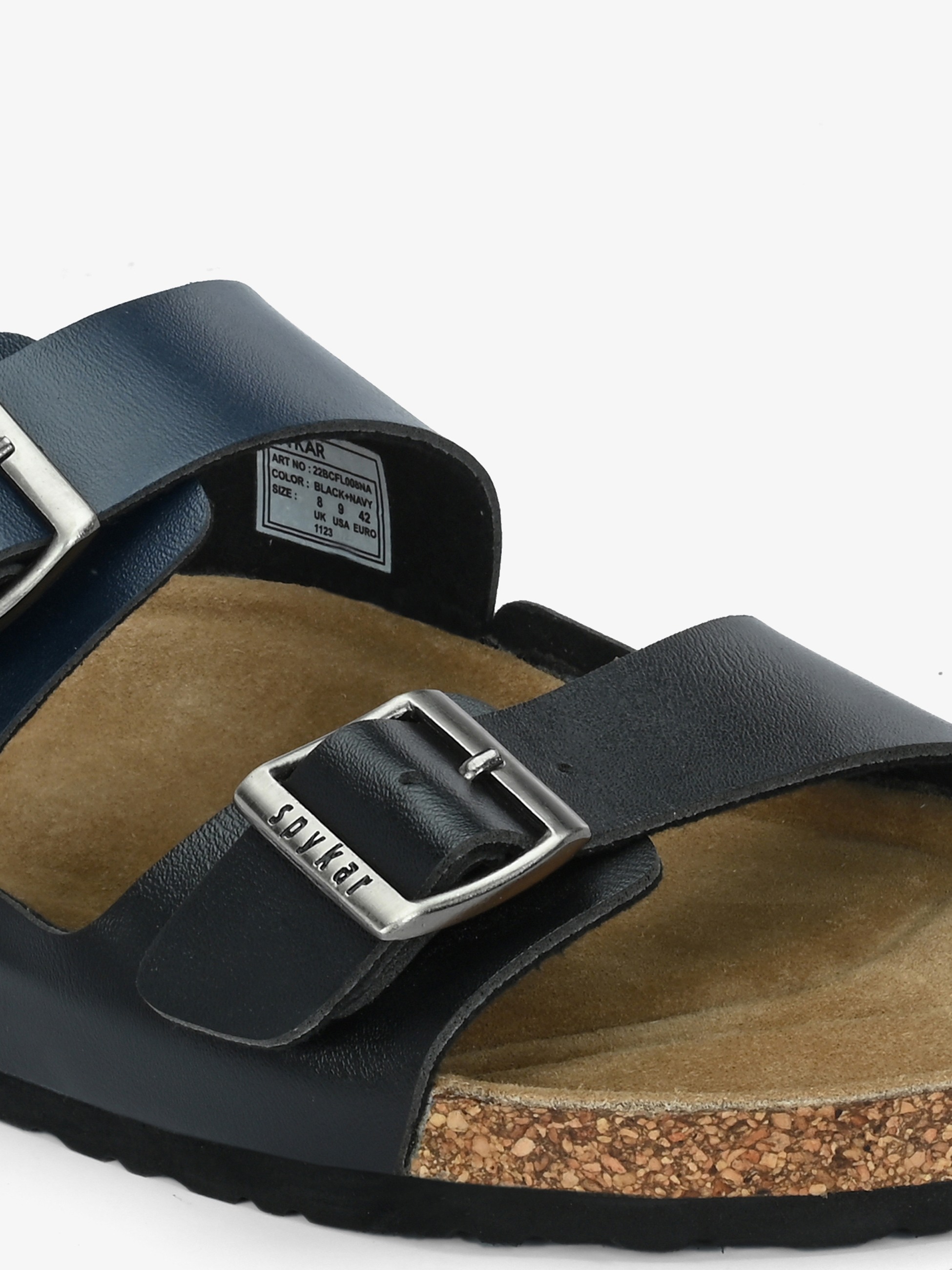 Rodol Men Black-Navy Comfort Sandals