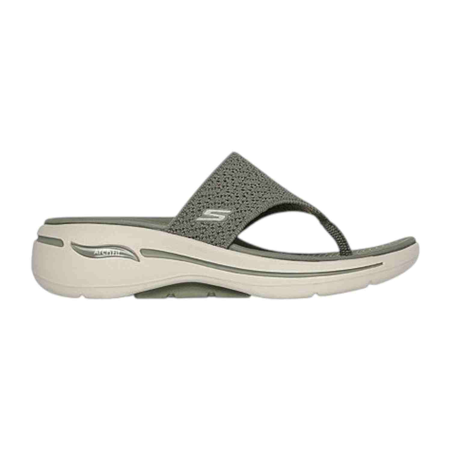 Olive Women Go Walk Arch Fit Sandal-Wee Slippers