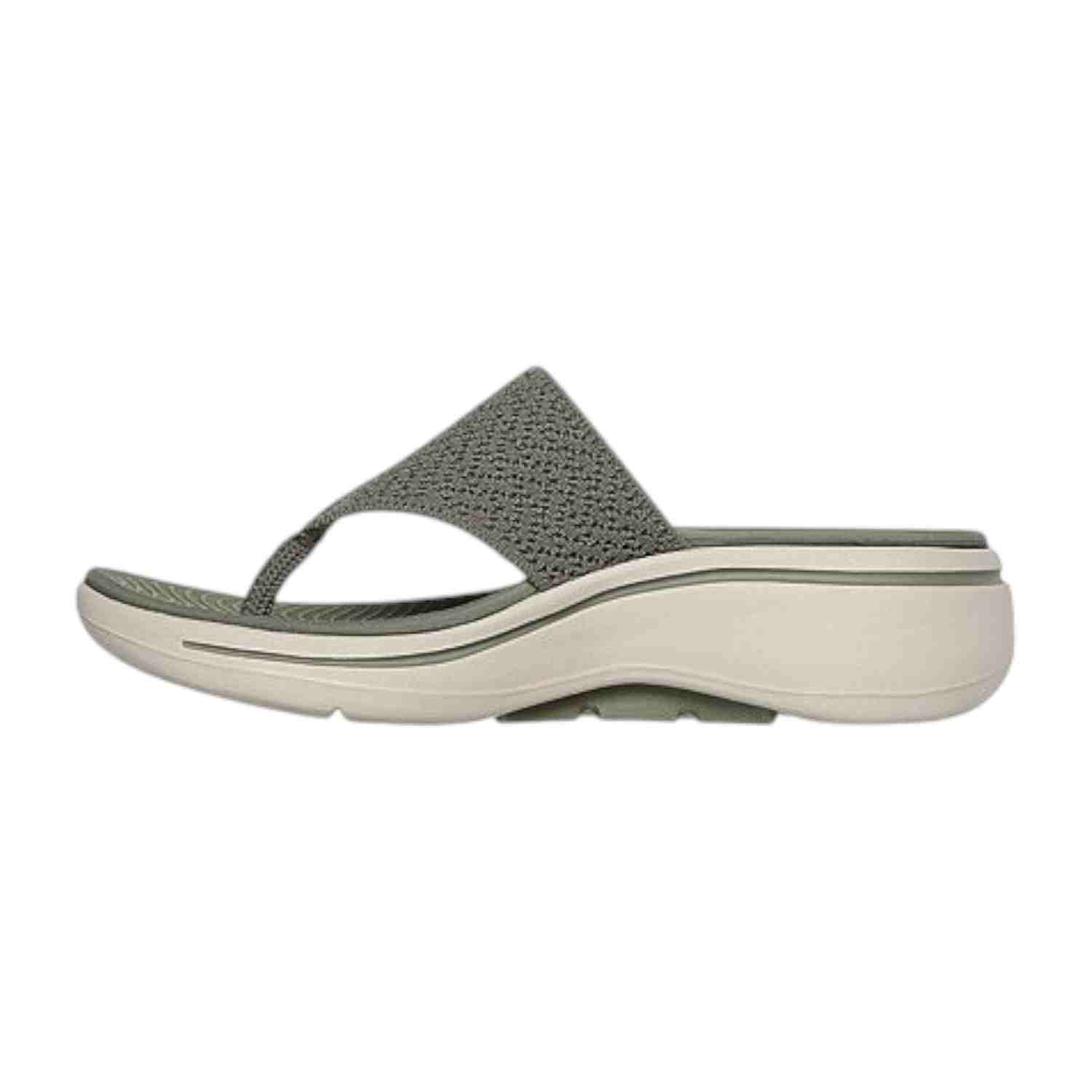 Olive Women Go Walk Arch Fit Sandal-Wee Slippers