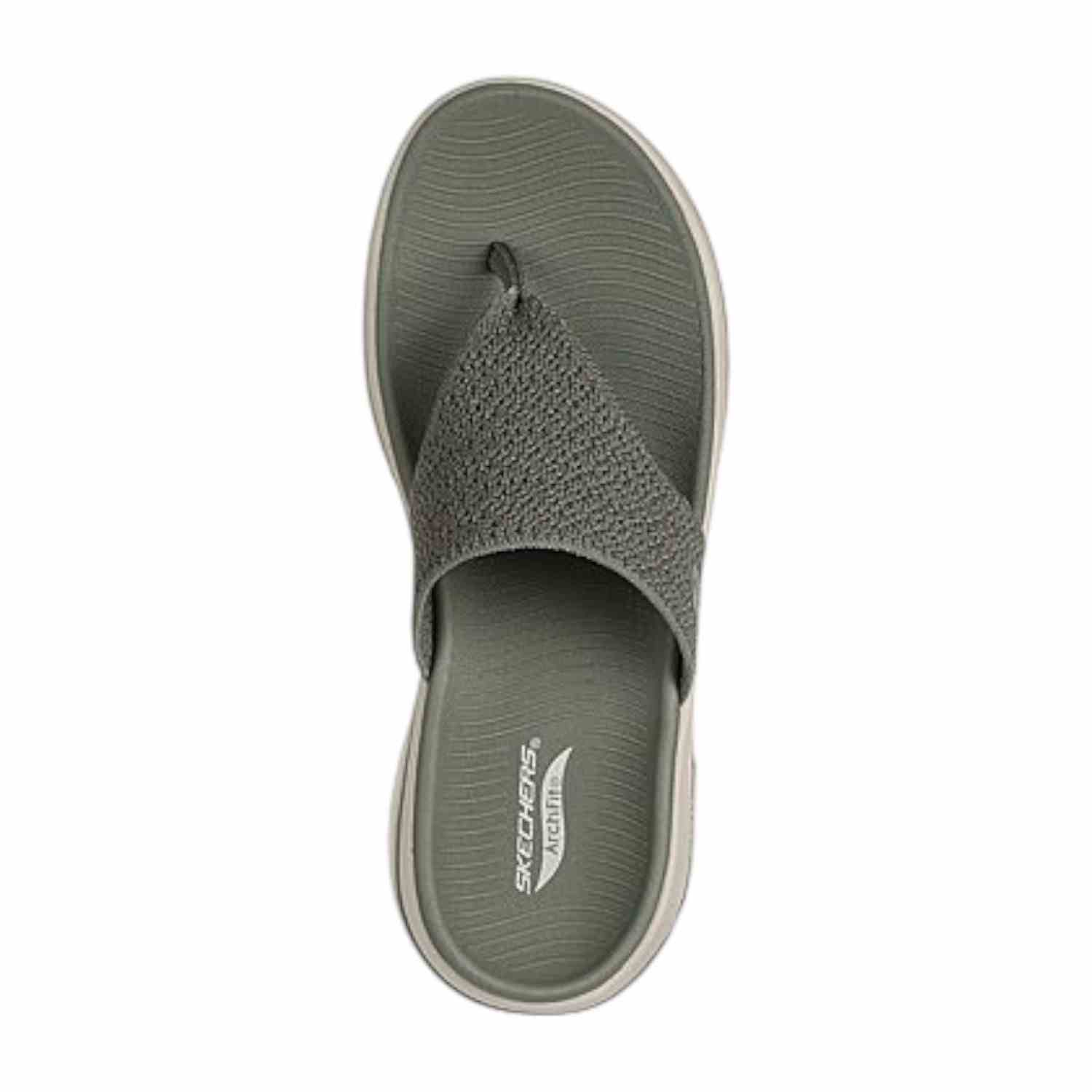 Olive Women Go Walk Arch Fit Sandal-Wee Slippers
