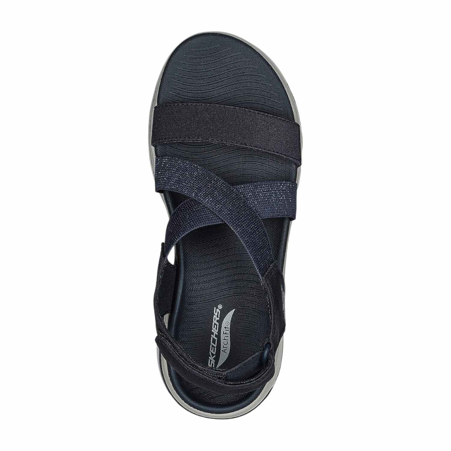 NAVY WOMENS GO WALK ARCH FIT SANDAL - AST