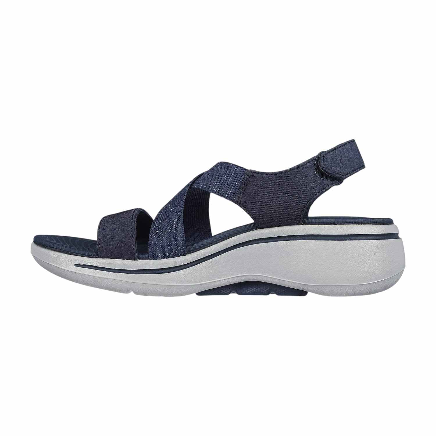 NAVY WOMENS GO WALK ARCH FIT SANDAL - AST