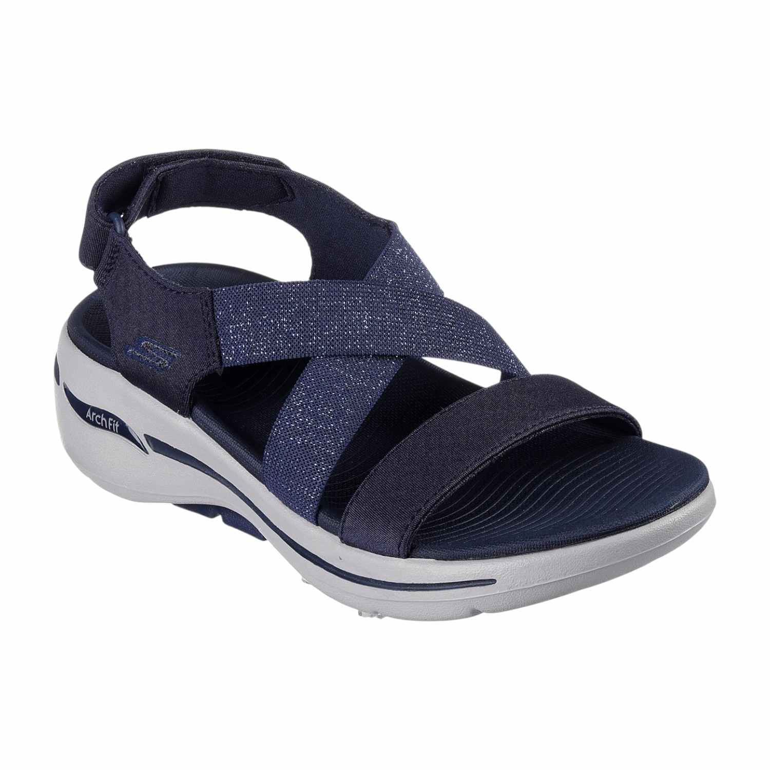 NAVY WOMENS GO WALK ARCH FIT SANDAL - AST