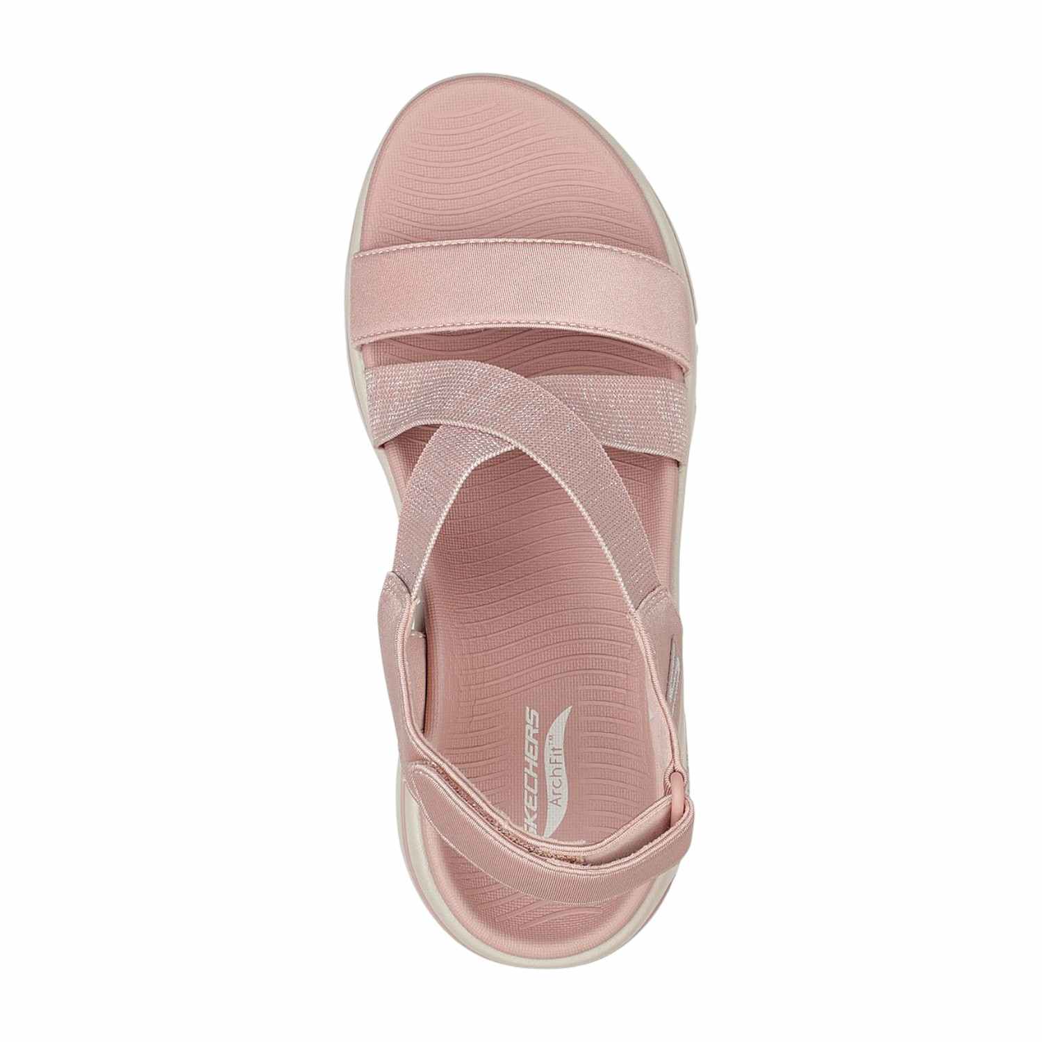 ROSE WOMENS GO WALK ARCH FIT SANDAL - AST