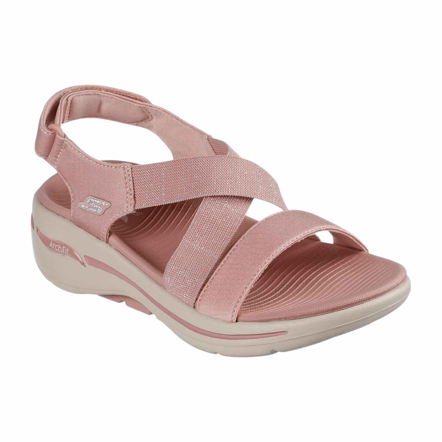 ROSE WOMENS GO WALK ARCH FIT SANDAL - AST