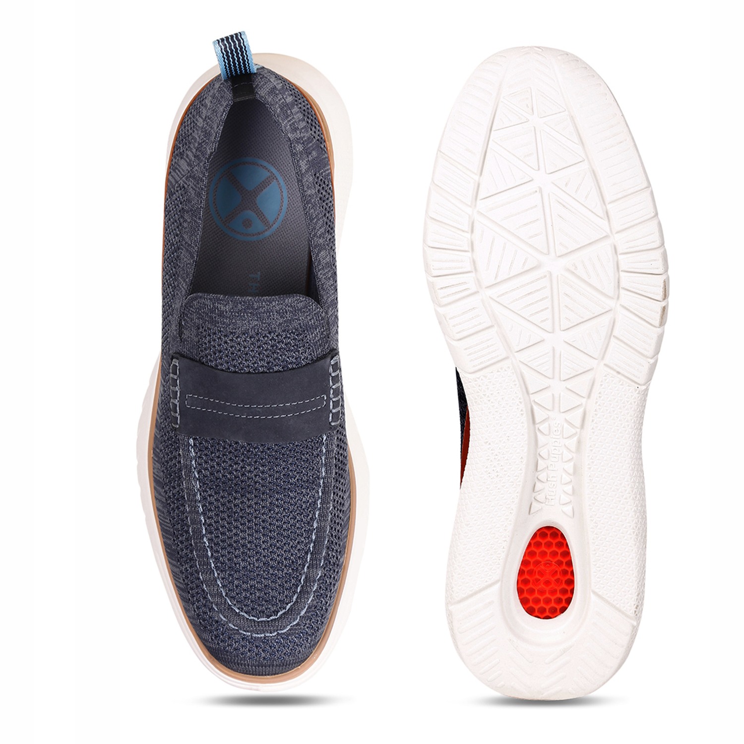 Men Advance Knit Navy Sneaker