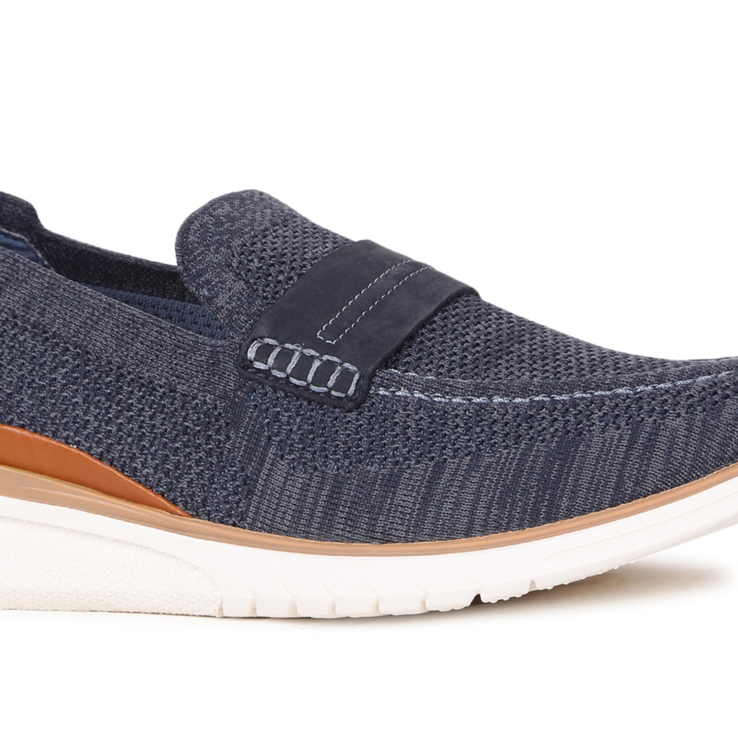 Men Advance Knit Navy Sneaker