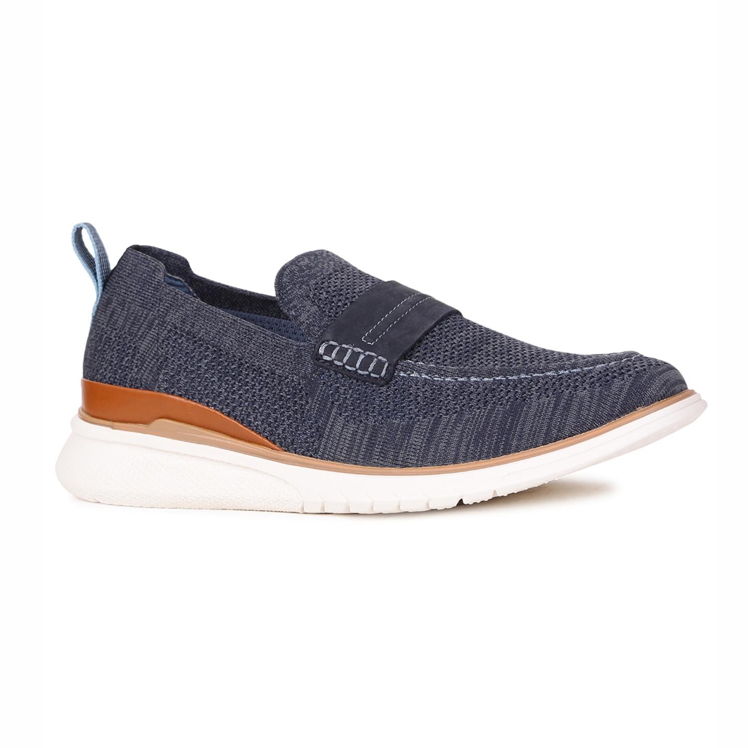 Men Advance Knit Navy Sneaker