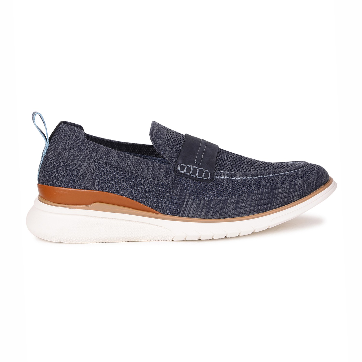 Men Advance Knit Navy Sneaker