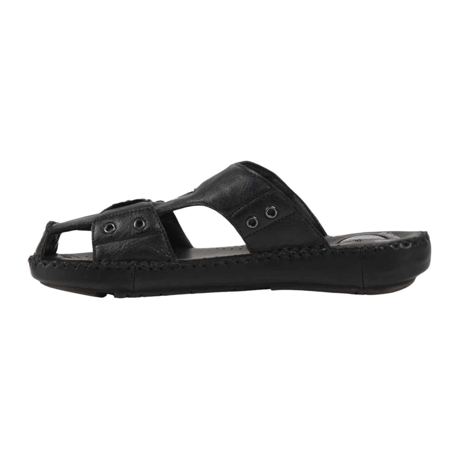 Mens Leather slipper Black