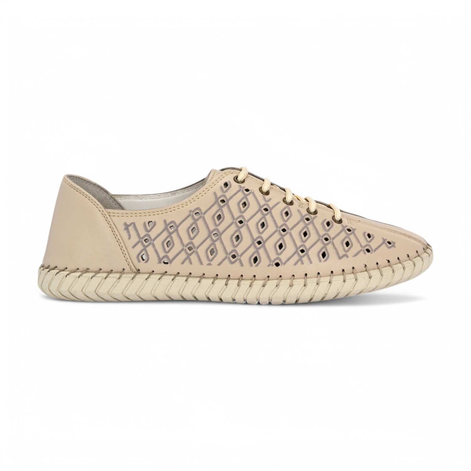 Natalie Womens Beige Casual Shoe