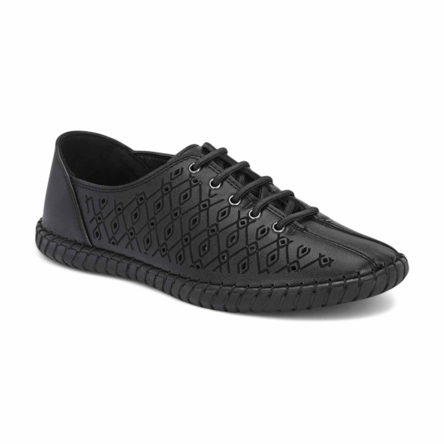 Natalie Womens Black Casual Shoe