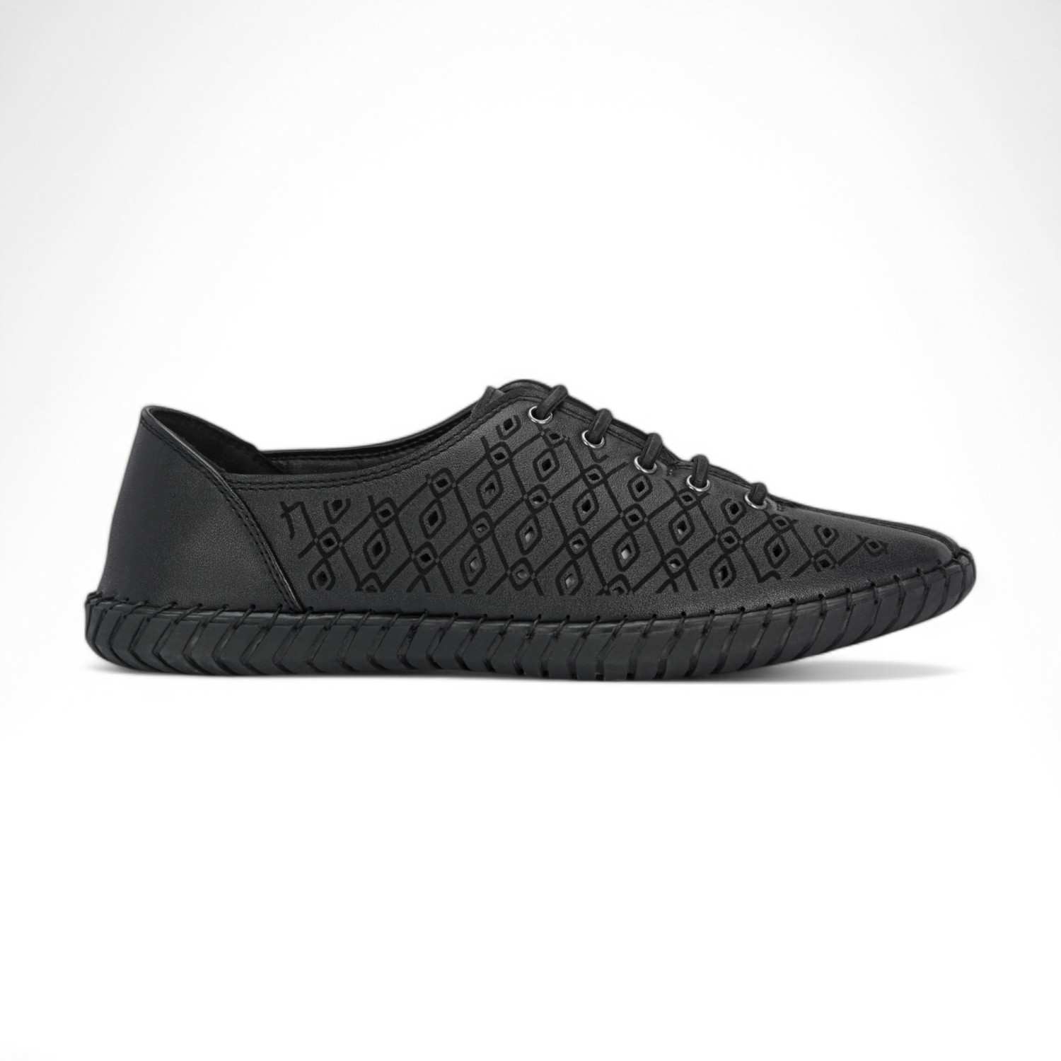 Natalie Womens Black Casual Shoe