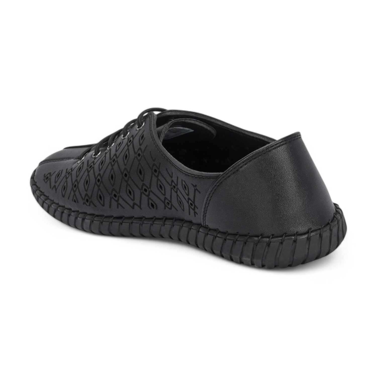Natalie Womens Black Casual Shoe