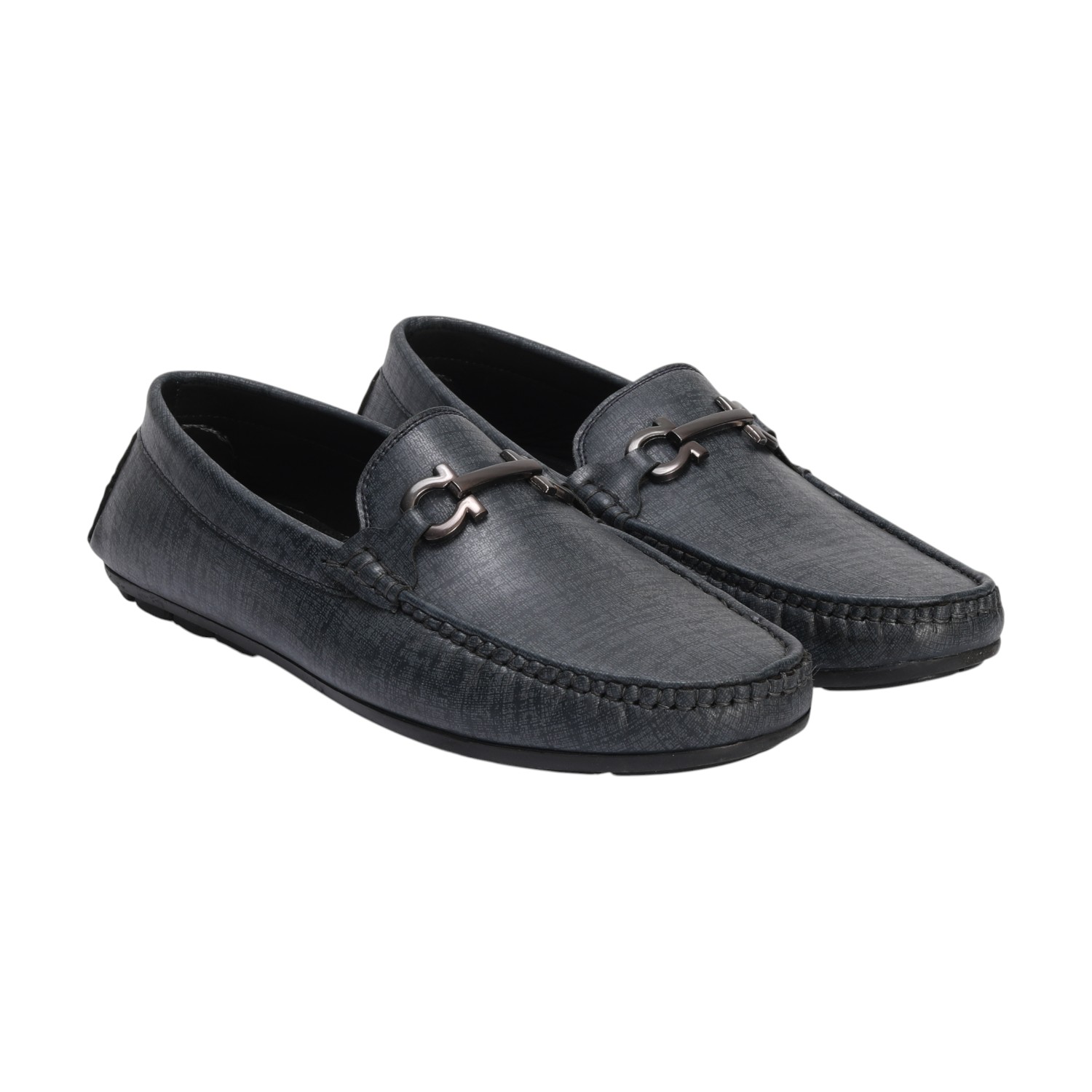 Men Blue Casual Shoes  Slip On