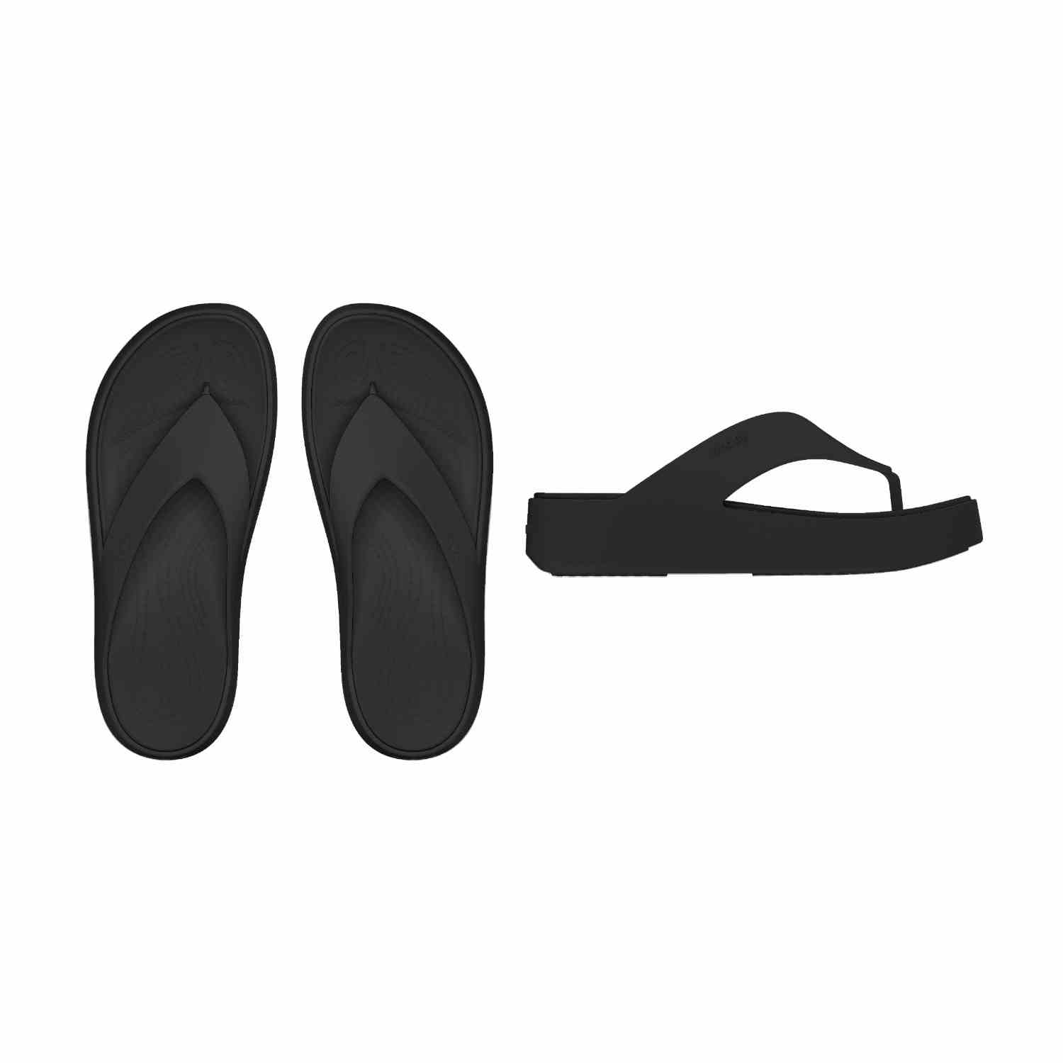Getaway Platform Black Women Flip