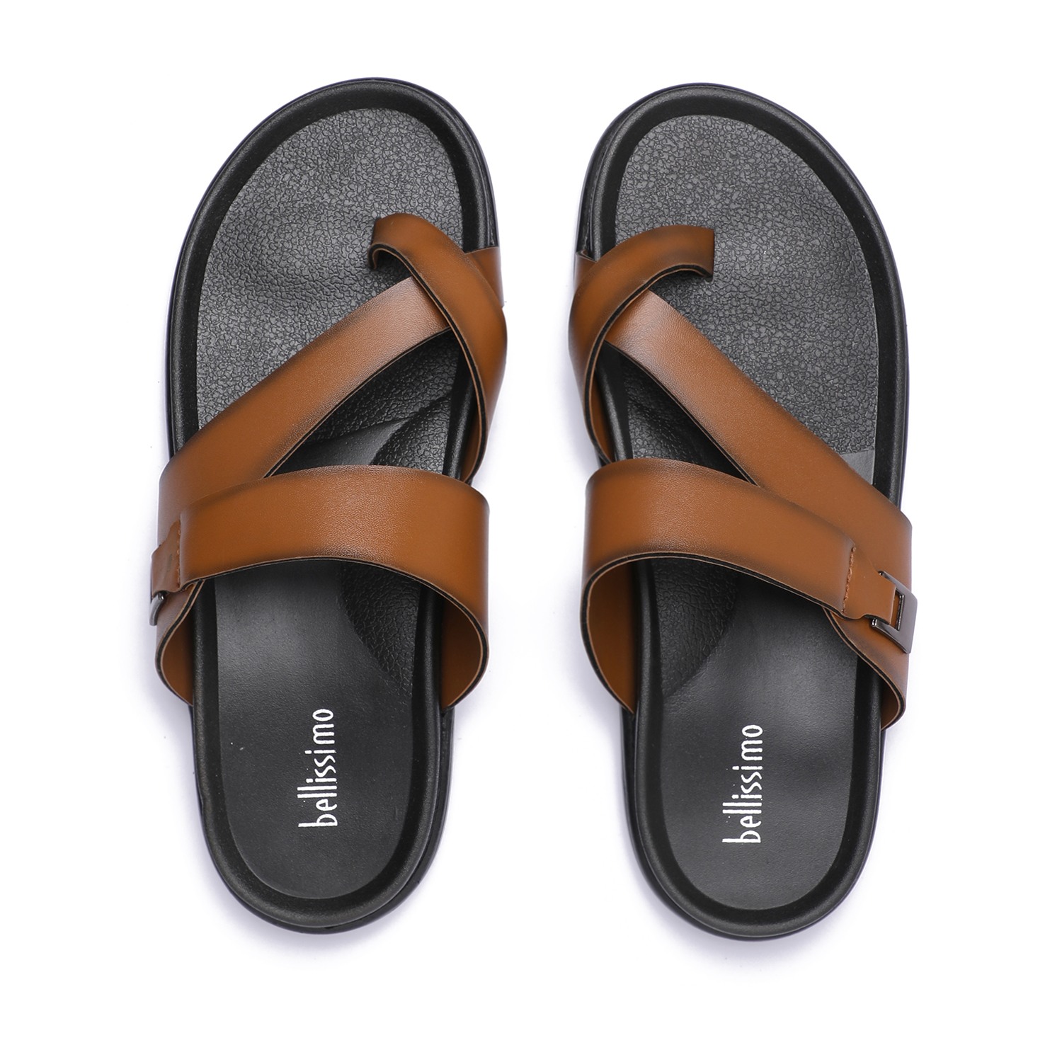 Tan Coloured Comfort Chappals for Men