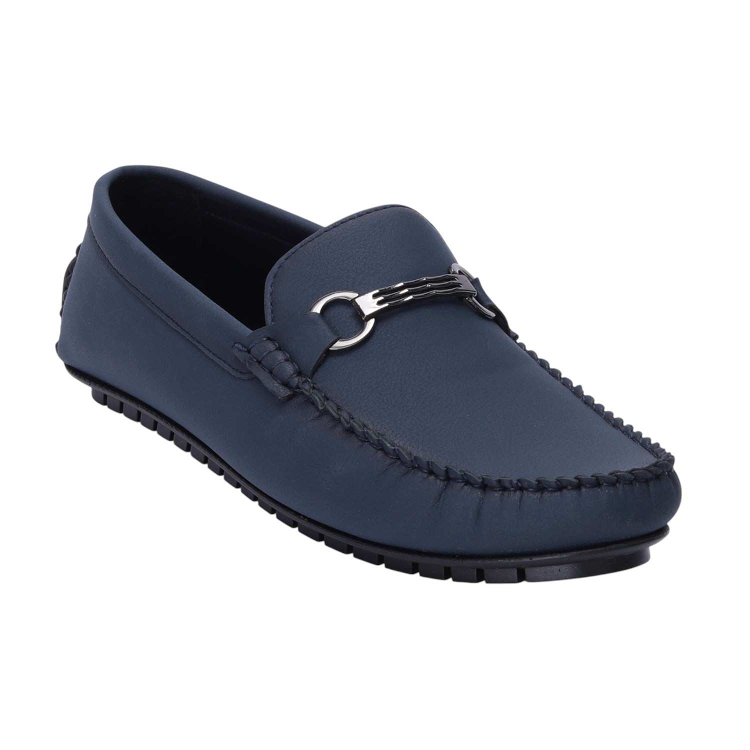 Men Blue Formal Slip-ons