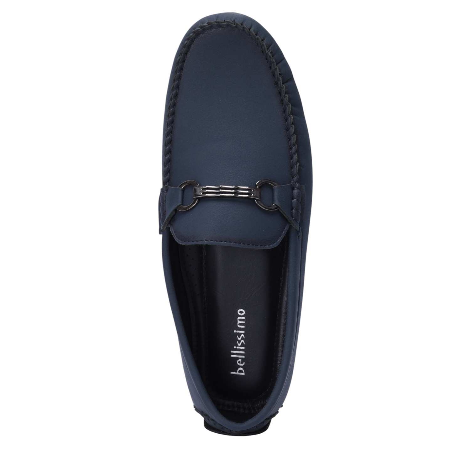 Men Blue Formal Slip-ons