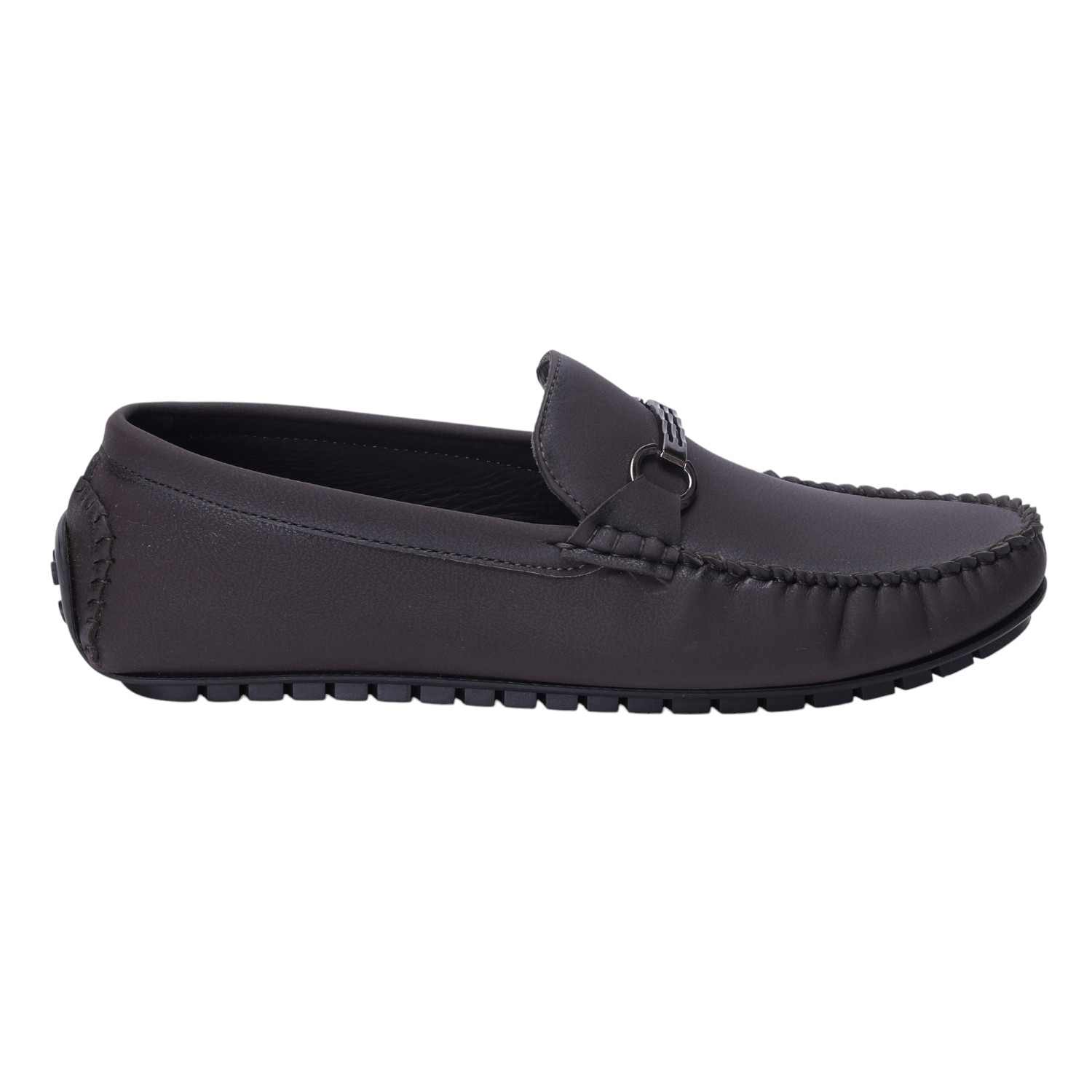 Men Brown Formal Slip-ons