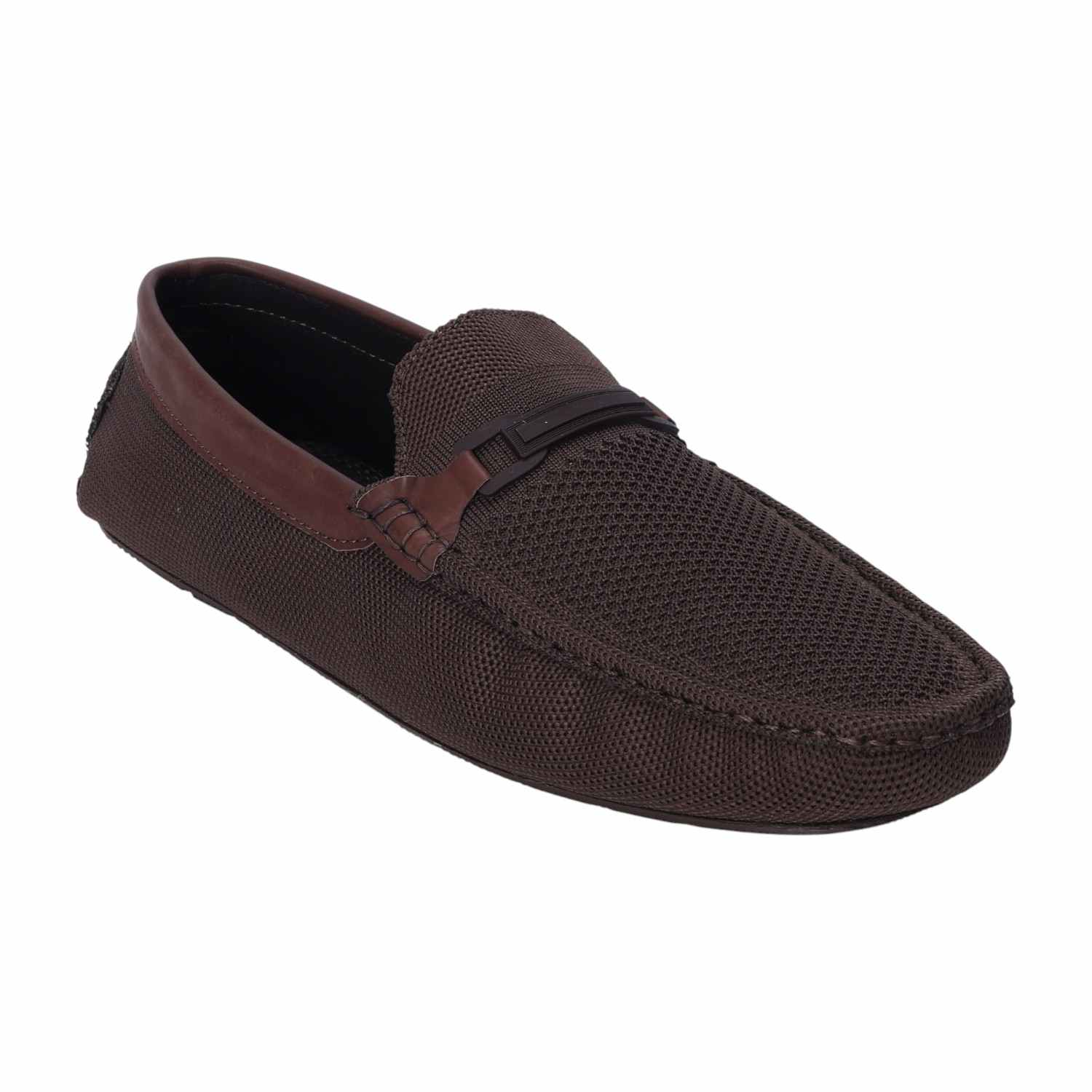 Men Brown Formal Slip-ons
