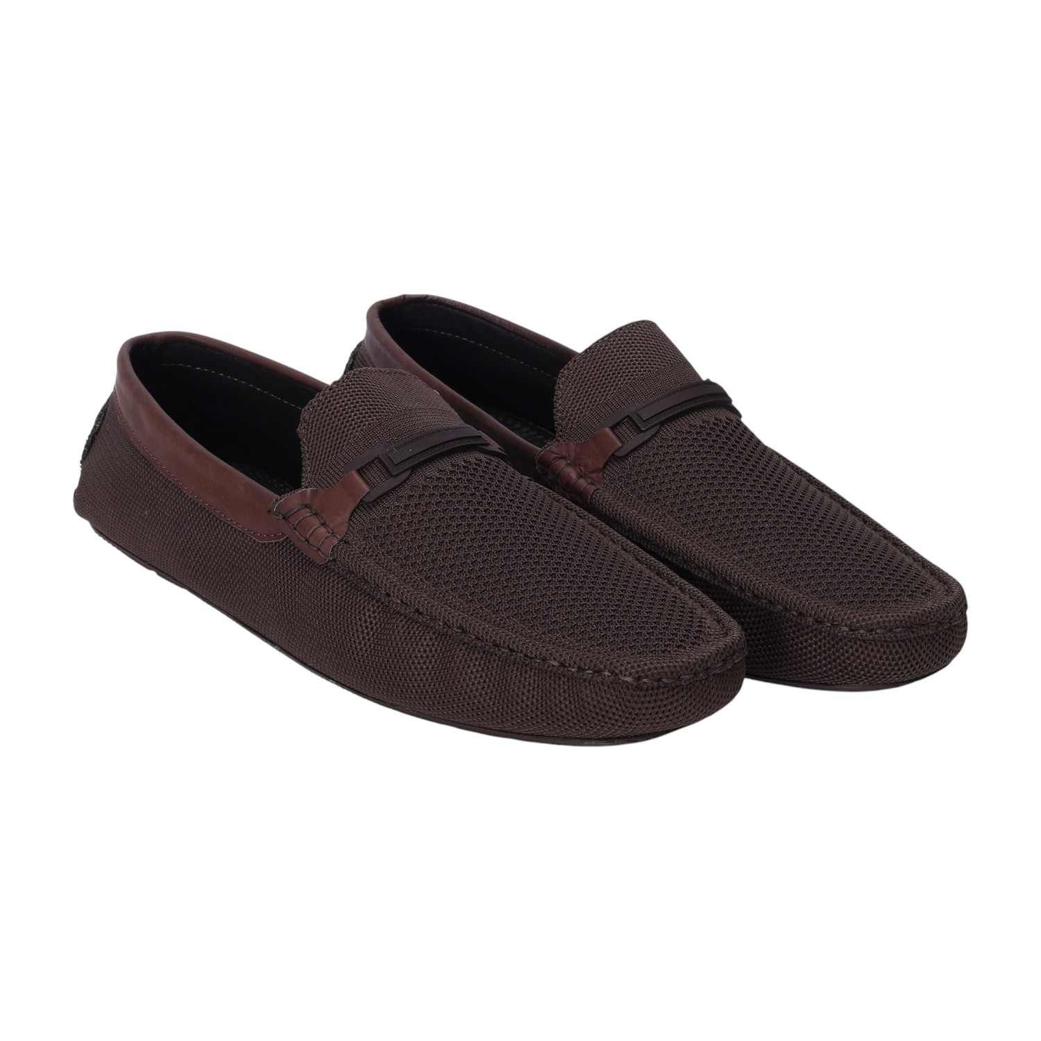 Men Brown Formal Slip-ons