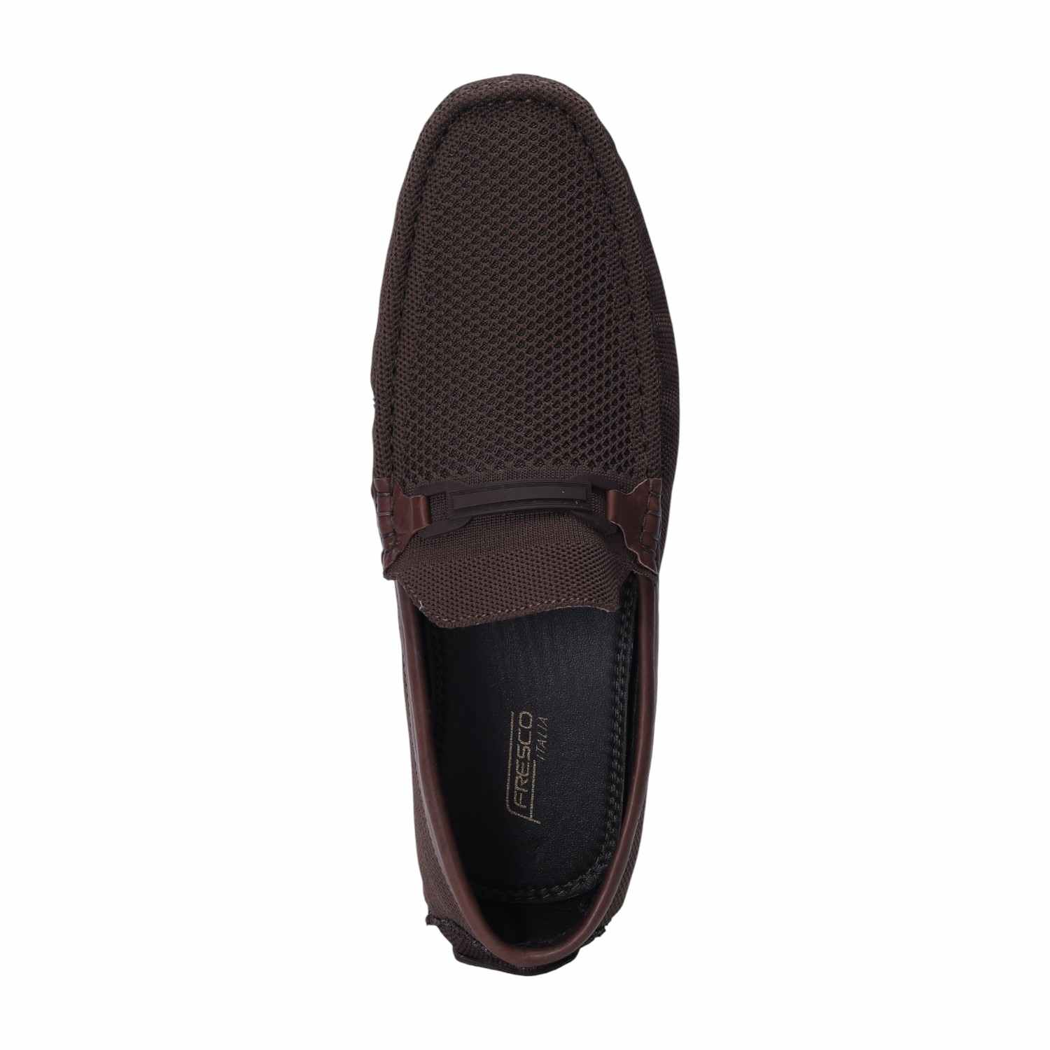 Men Brown Formal Slip-ons
