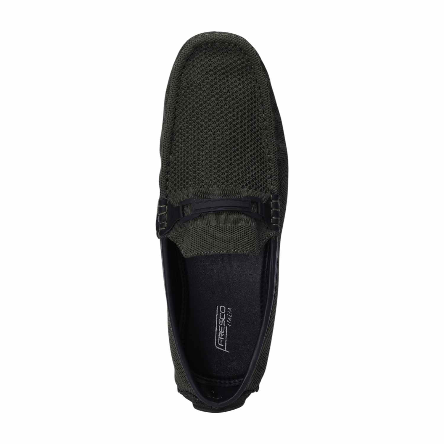Men Green Formal Slip-ons
